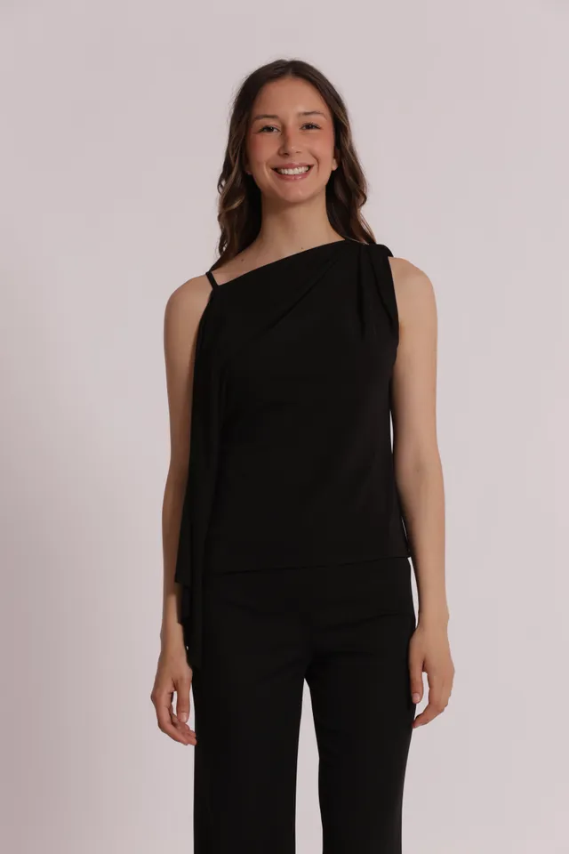 Mimi Mua blusa spalla scesa elegante