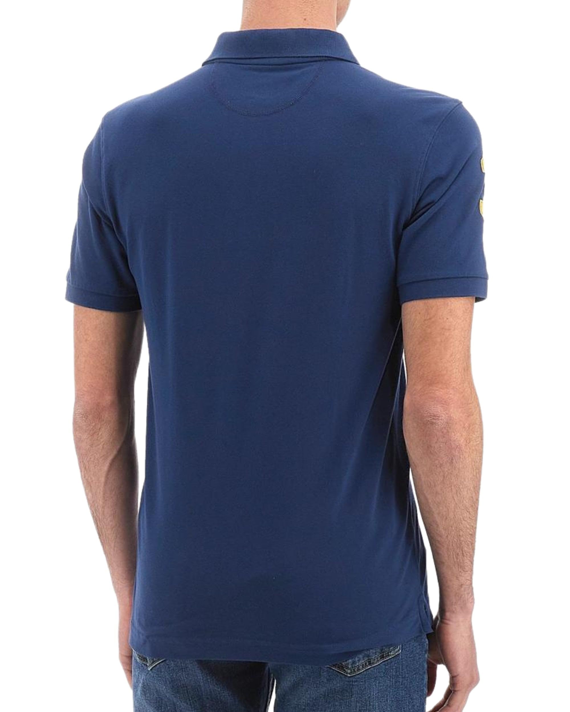 La Martina VMP300 Polo Uomo Navy 3XL Piquet Stretch