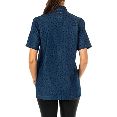 La Martina LWC007 camicia donna S manica corta revers