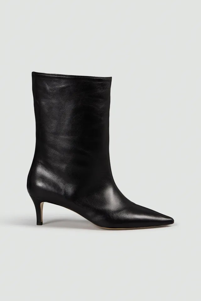 Semicouture Pauletta stivaletto nero pelle