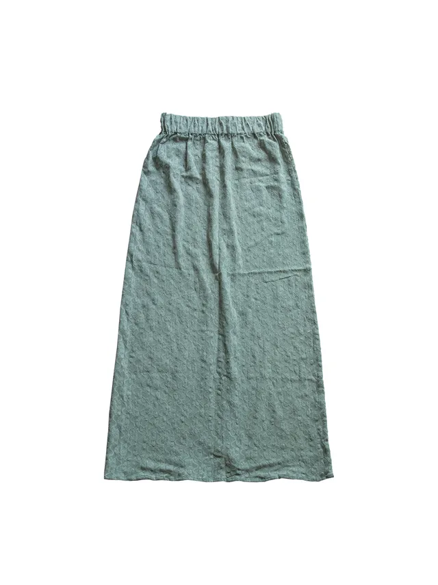 GiglioTigrato Memphis gonna verde salvia pizzo lunga