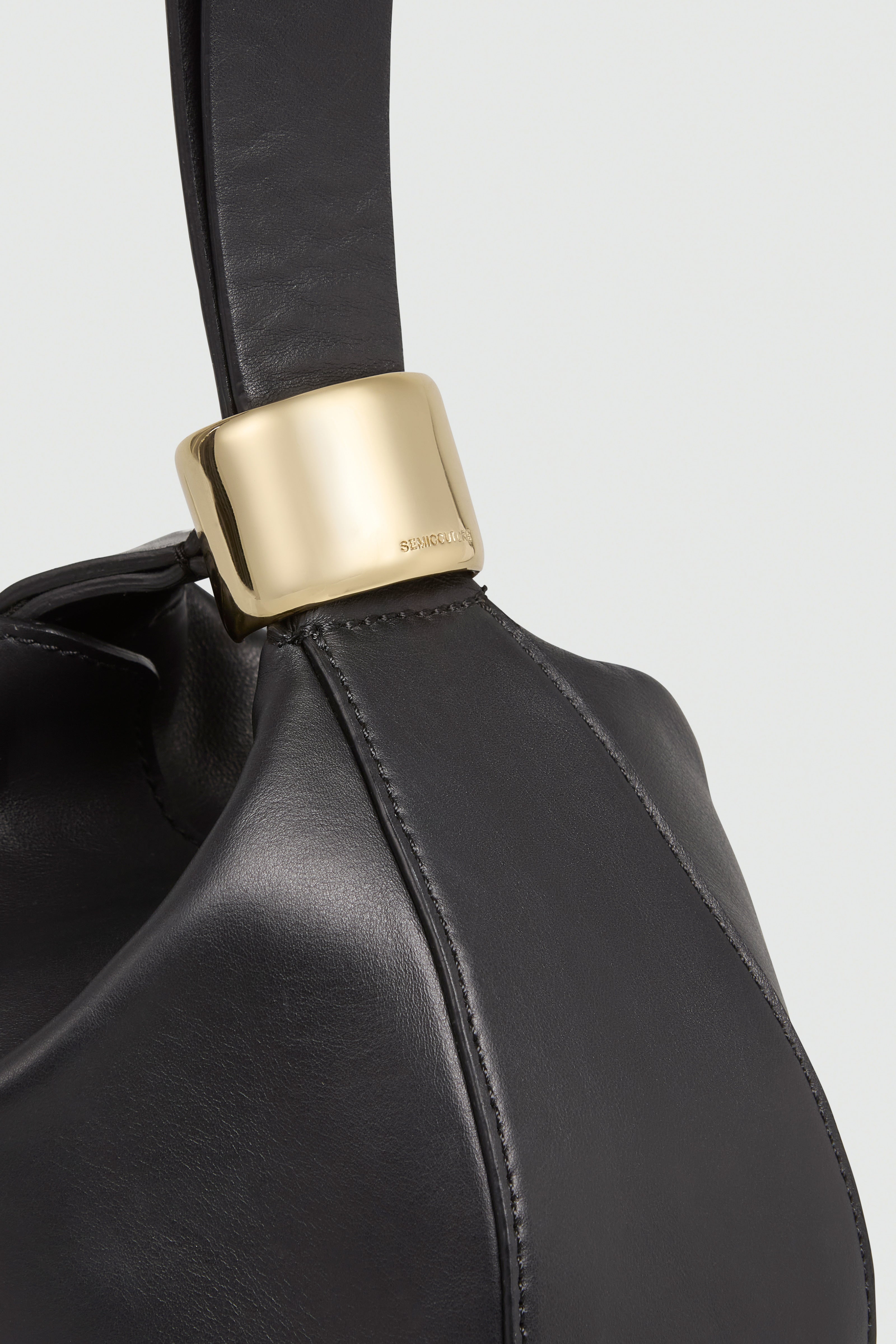Semicouture Baily borsa nero vera pelle