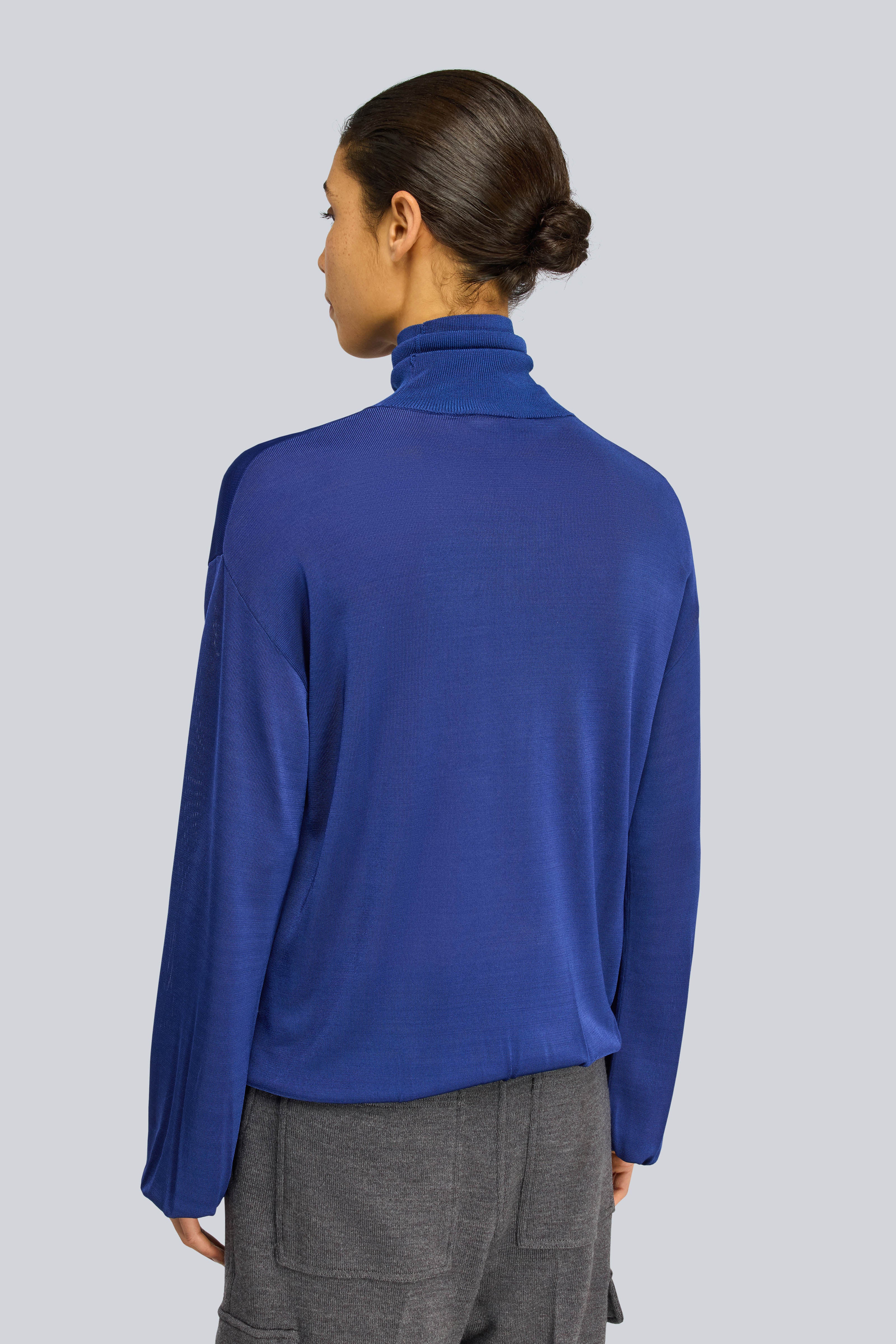 Semicouture Rita dolcevita misto seta regular