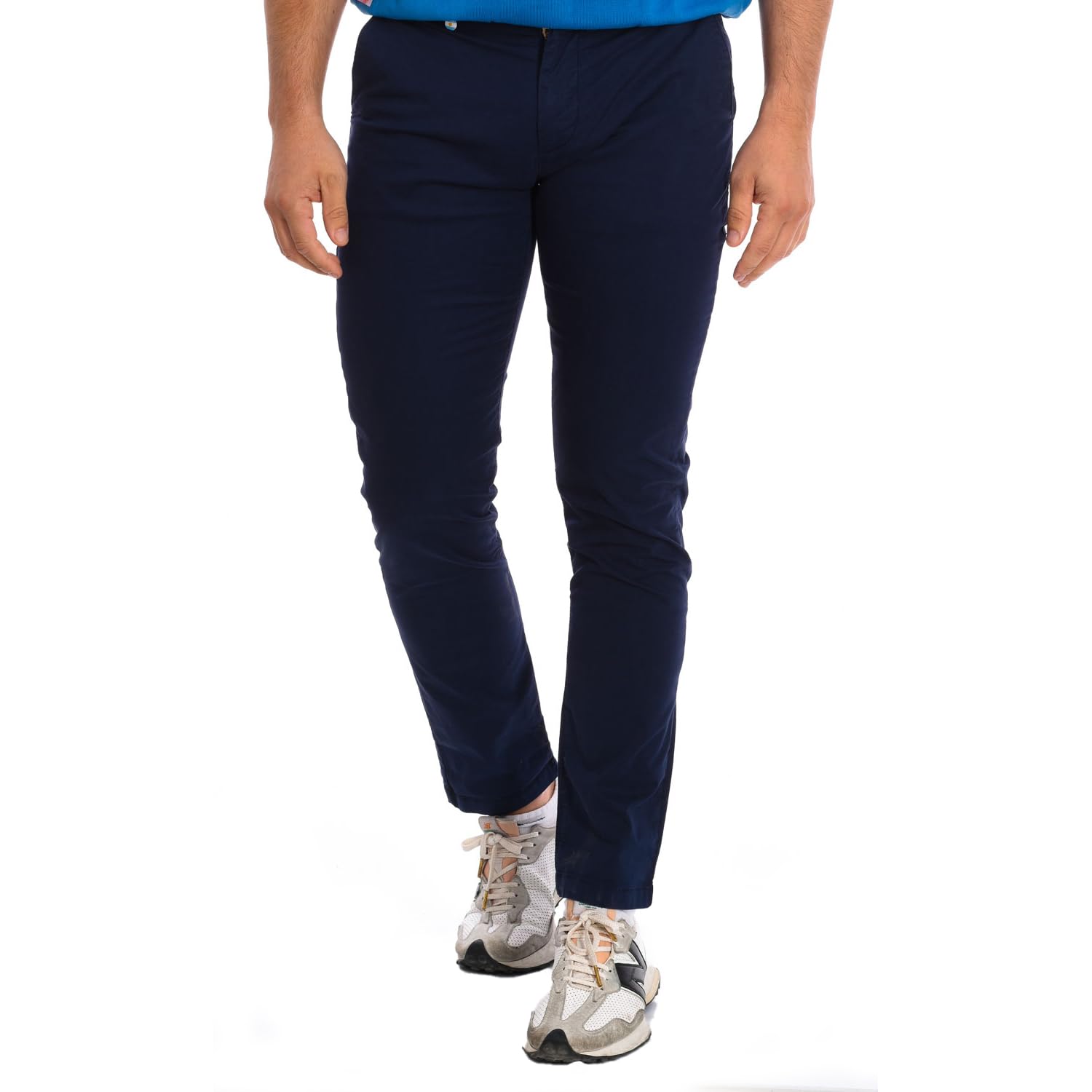 La Martina TMT002-TW417 pantaloni uomo verdi 44 cotone