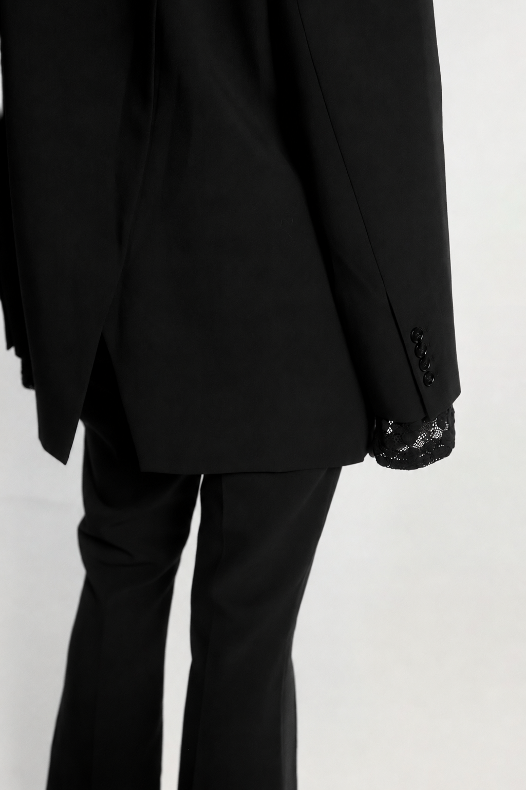 Aaiko Luray blazer nero doppiopetto