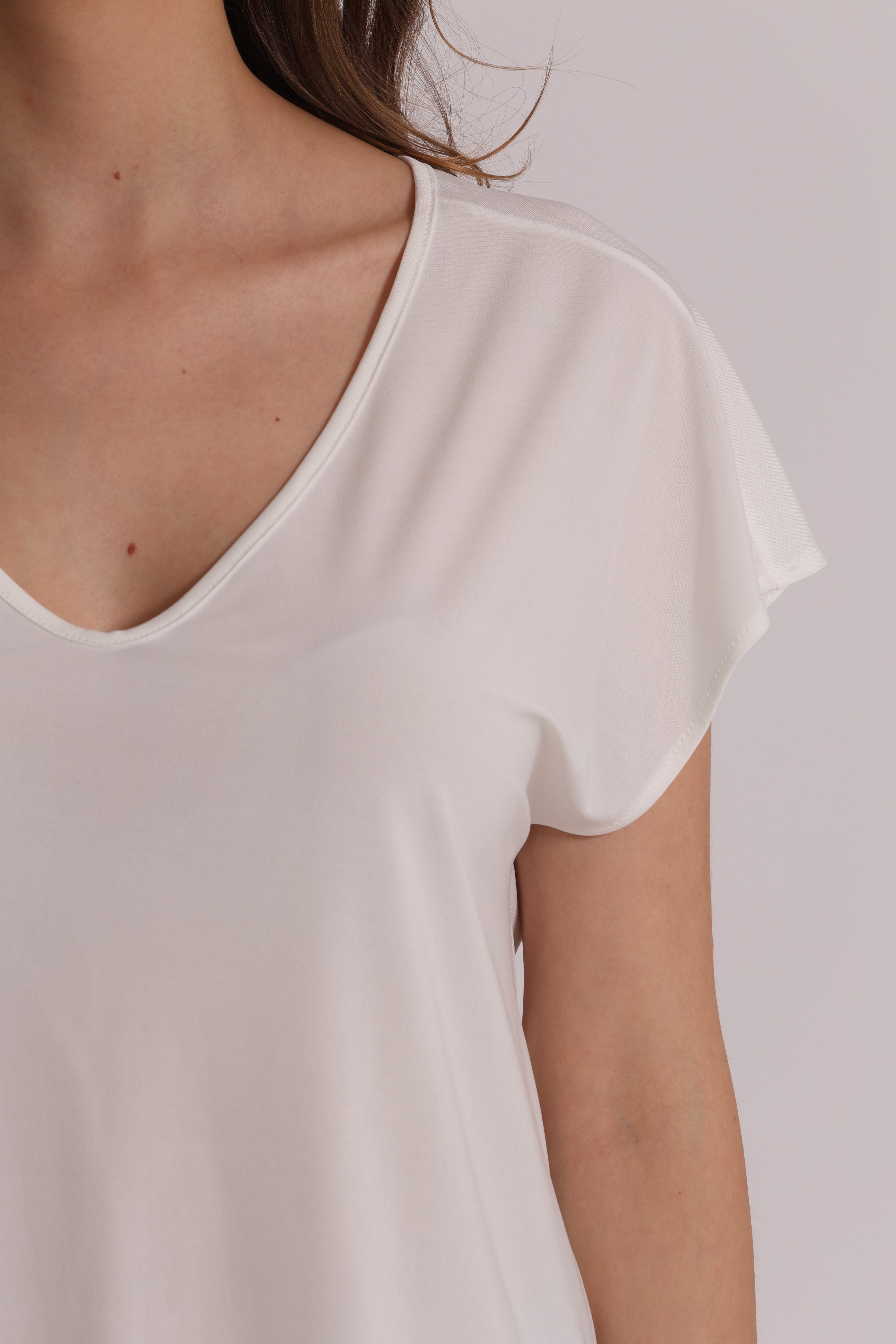 Mimi Mua Blusa in Ity Blusa Jersey Elasticizzata