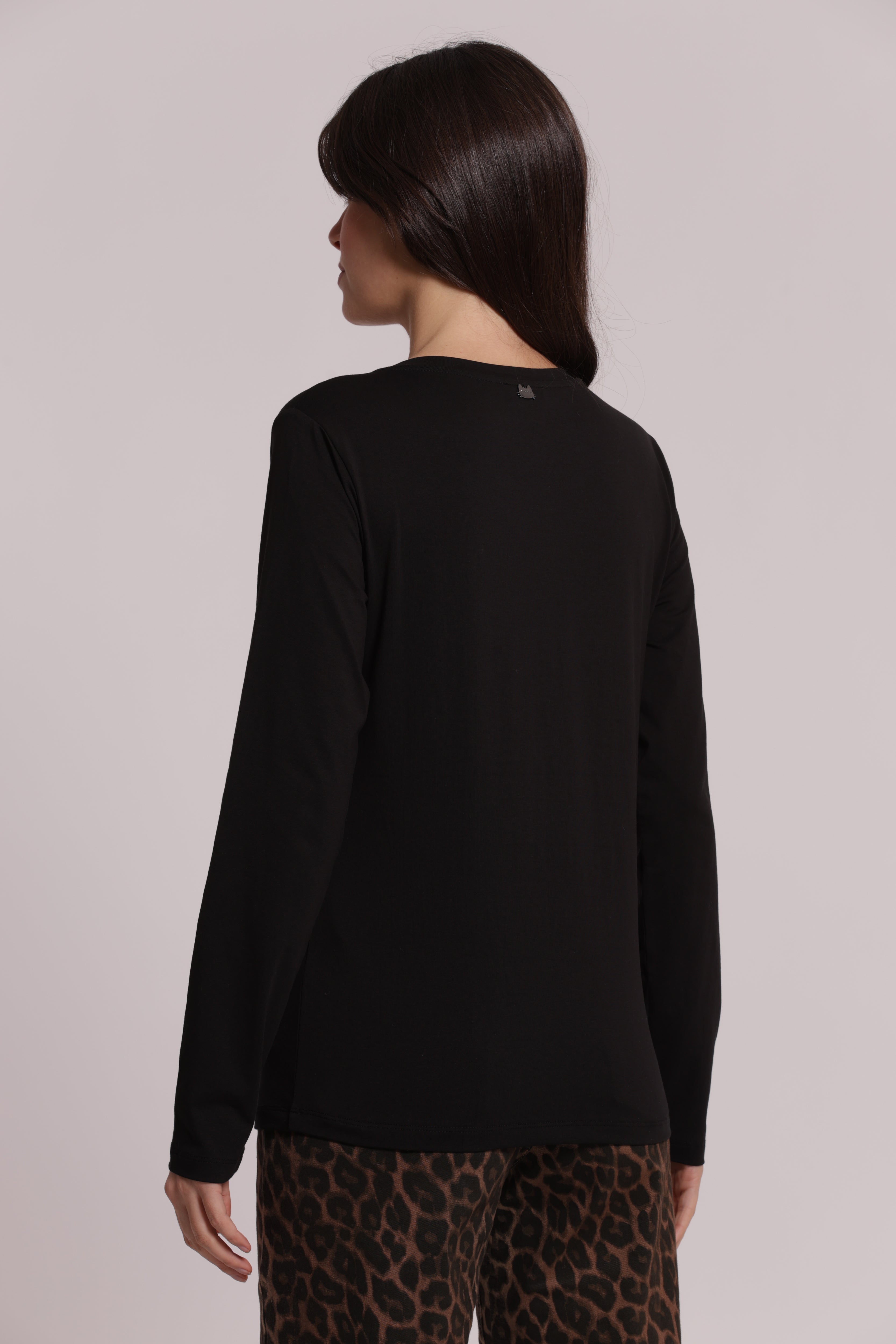 Mimi Mua Fashi-On Fashi-Off T-Shirt Maniche Lunghe