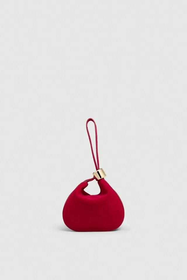 Semicouture Baily Borsa Camoscio Rosso Lacca