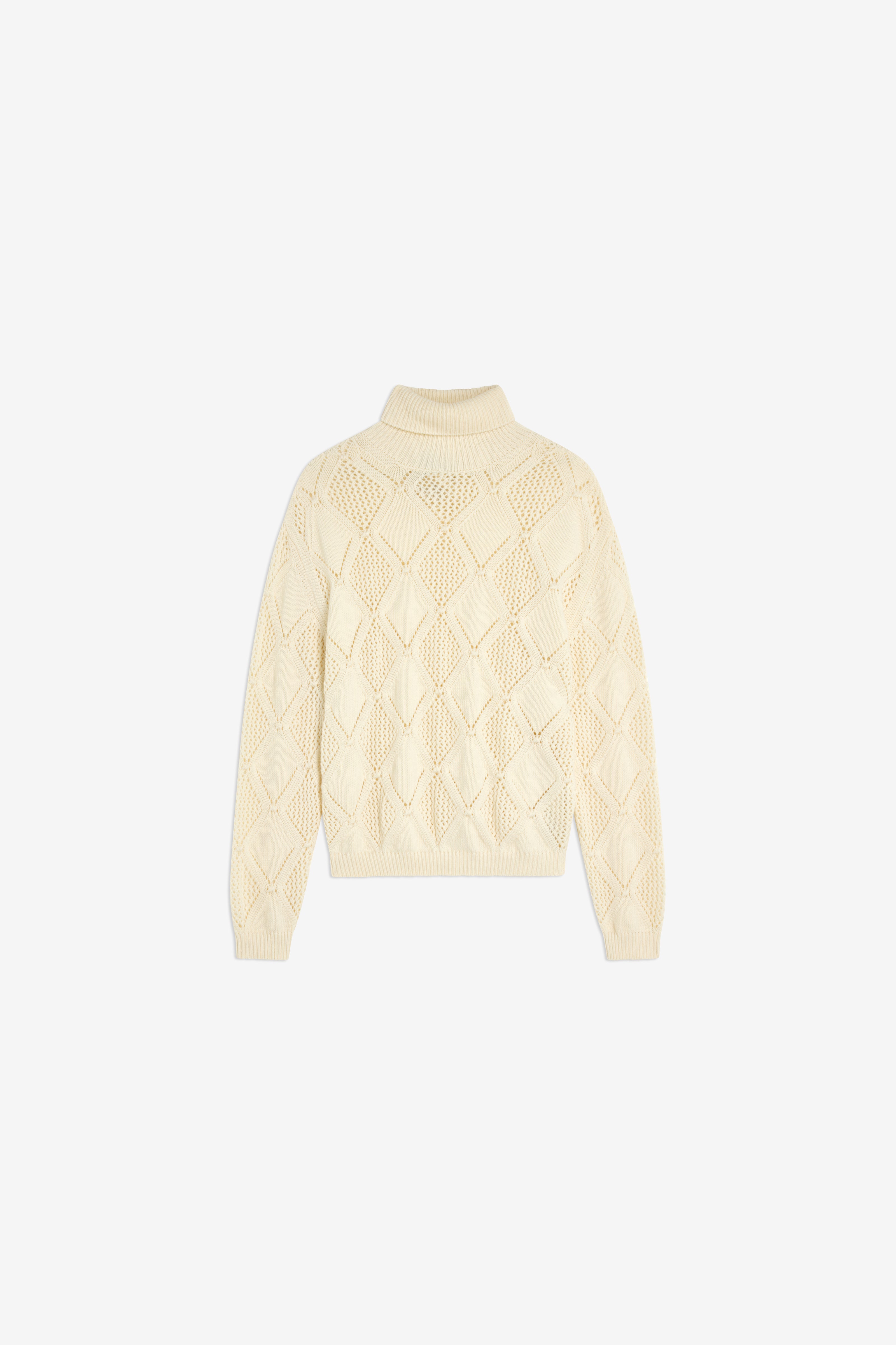 Semicouture Magdalene dolcevita off white rombi