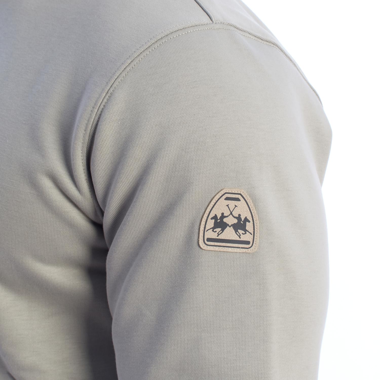 La Martina felpa YMF004 full zip cotone uomo