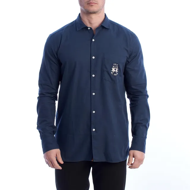 La Martina Oxford YMC008-OX077 camicia uomo XL cotone