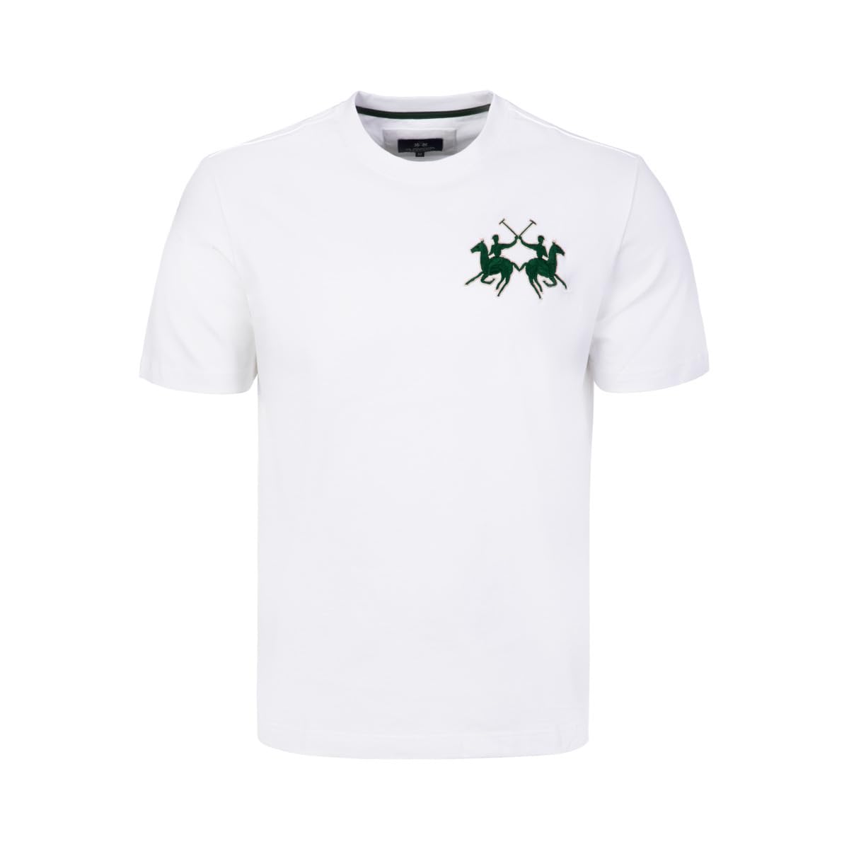 La Martina MCR008 t-shirt uomo cotone logo petto