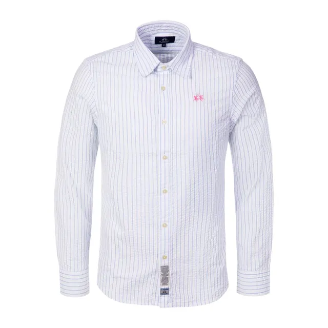 La Martina MCC014 camicia 3XL a righe in cotone