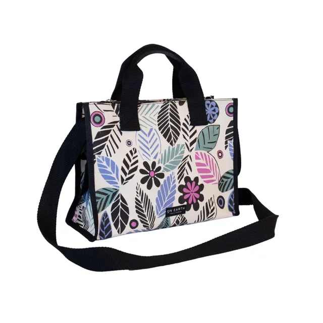 On Earth Cooperative Collection Cordoba borsa canvas multicolore