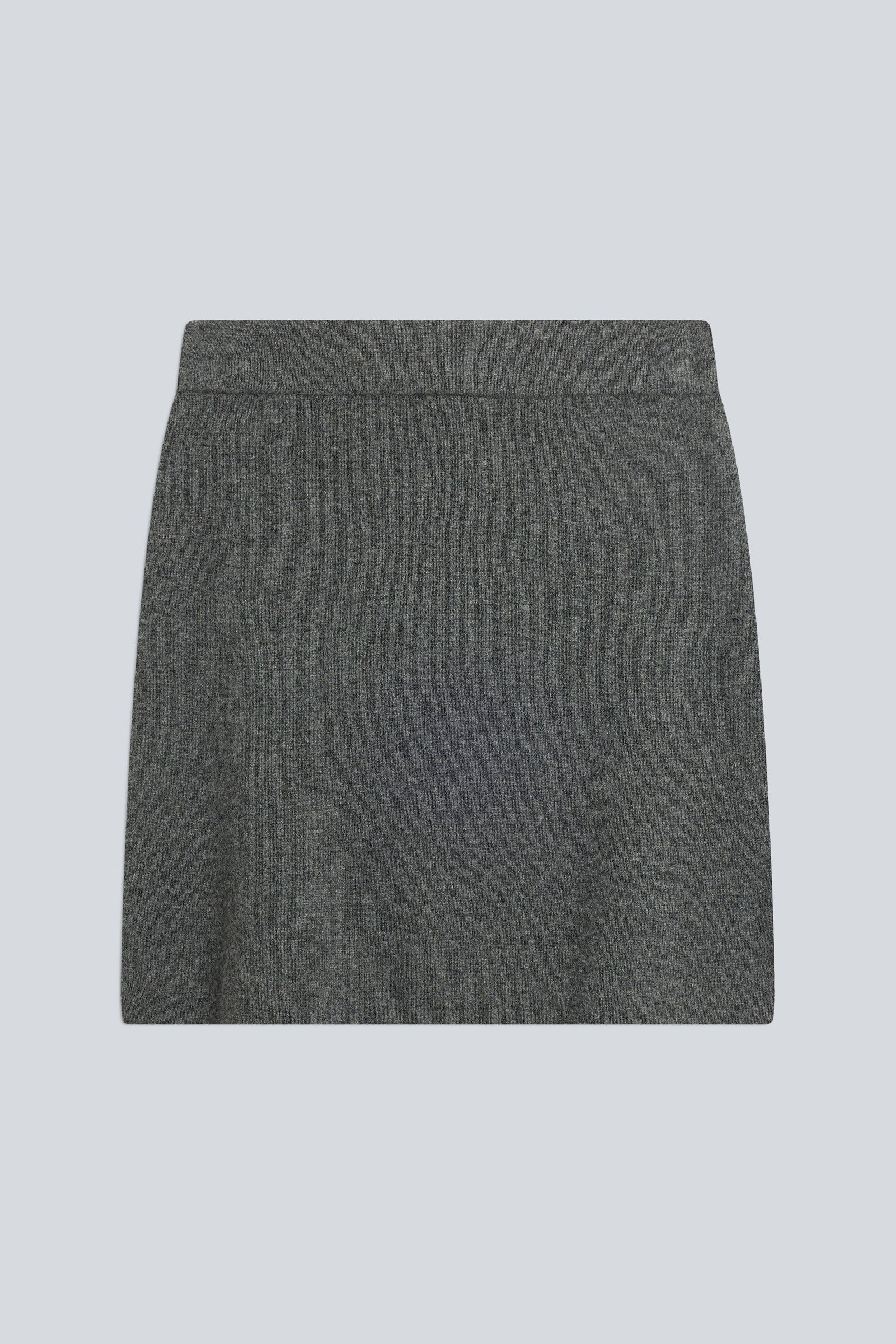 Semicouture Greta Y6WD09 gonna grigio medio melange misto lana