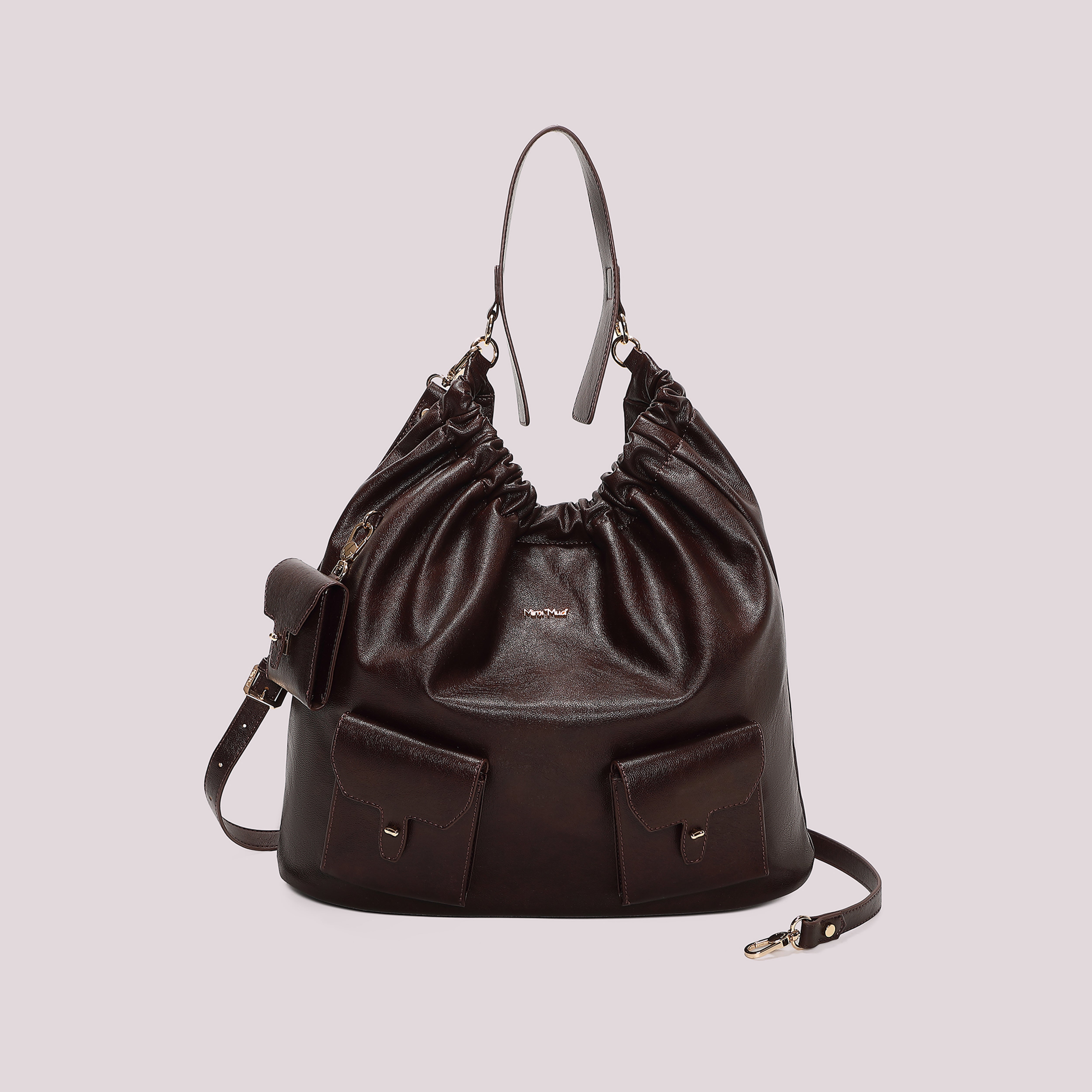 Mimi Mua borsa a spalla con tasche nero