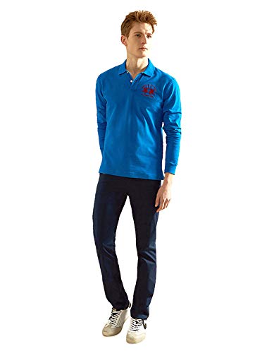 La Martina Regular Fit Polo manica lunga Navy taglia L