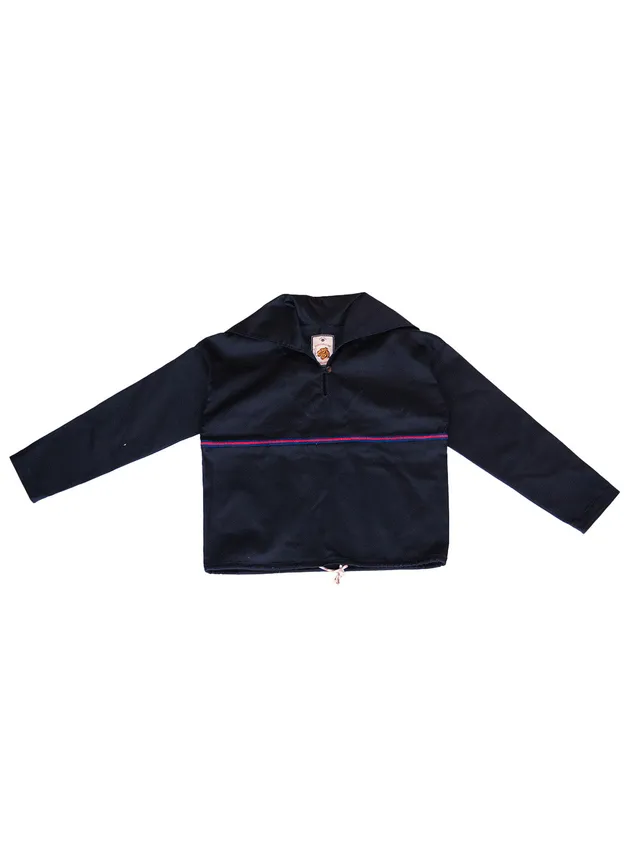 GiglioTigrato Northsentinel VR1 felpa cappuccio blu navy cotone