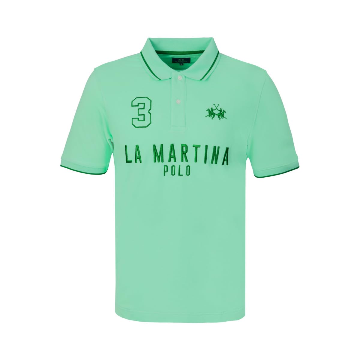 La Martina MCP320 PK001 polo nera taglia M in cotone