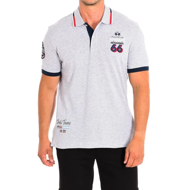 La Martina TMP602-PK097 Polo Uomo Manica Corta Traspirante