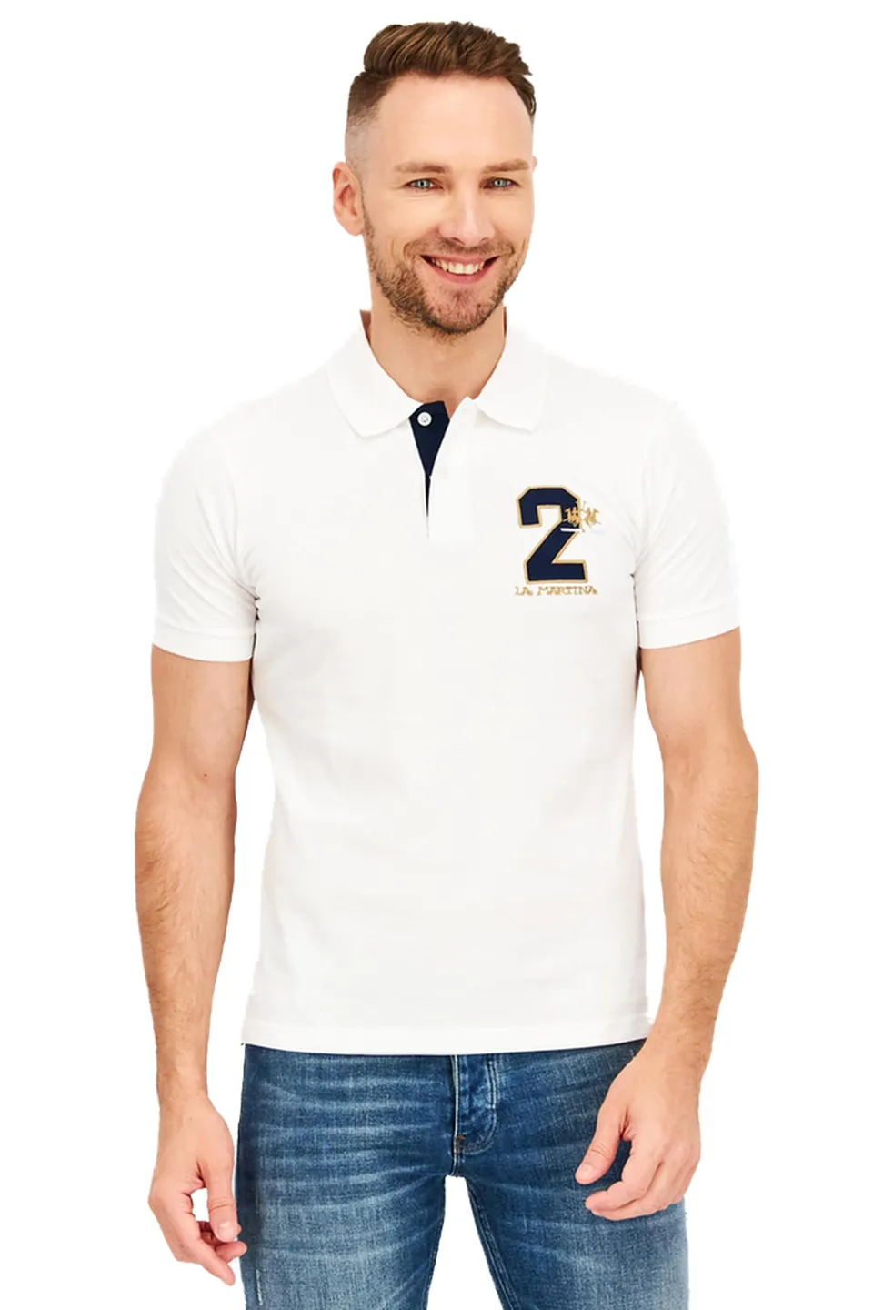 La Martina XMP610 PK031 Polo uomo cotone