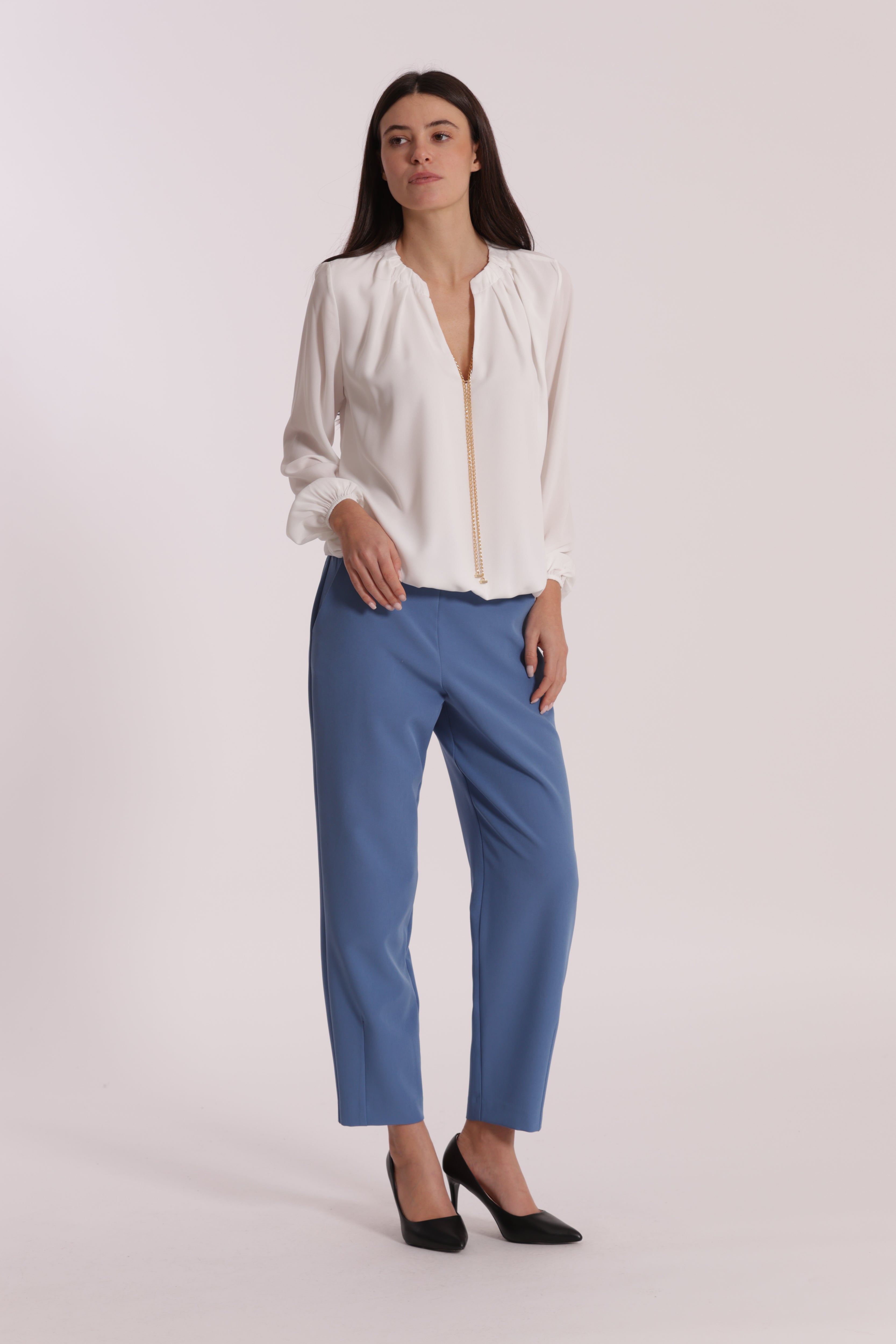 Mimi Mua Palloncino pantaloni tessuto tecnico nero