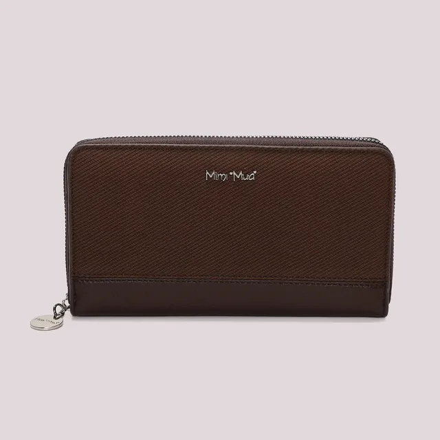 Mimi Mua Portafoglio Grande Nero 19,5 cm