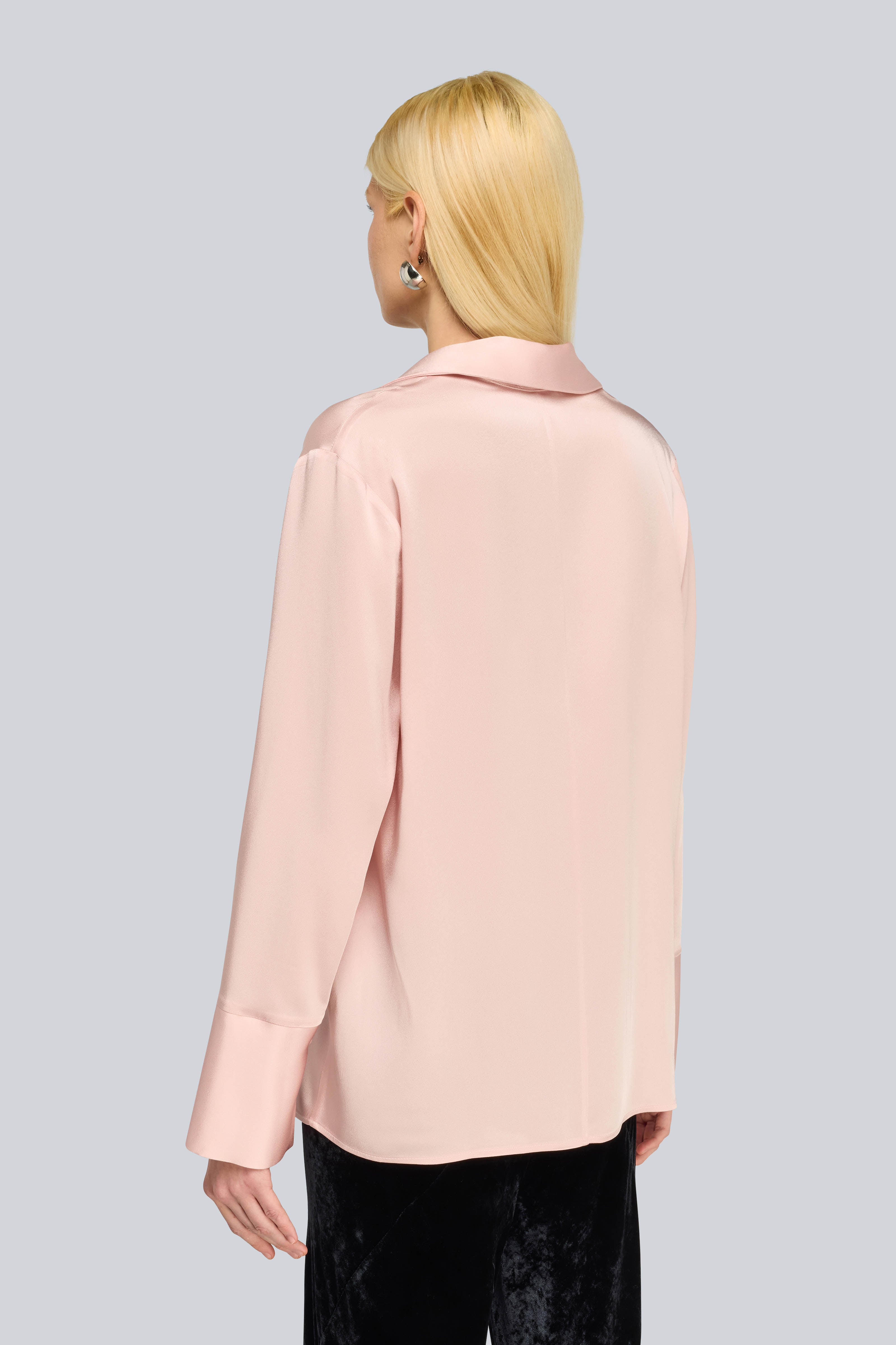 Semicouture Gisselle S6WM02 blusa quarzo scollo a V