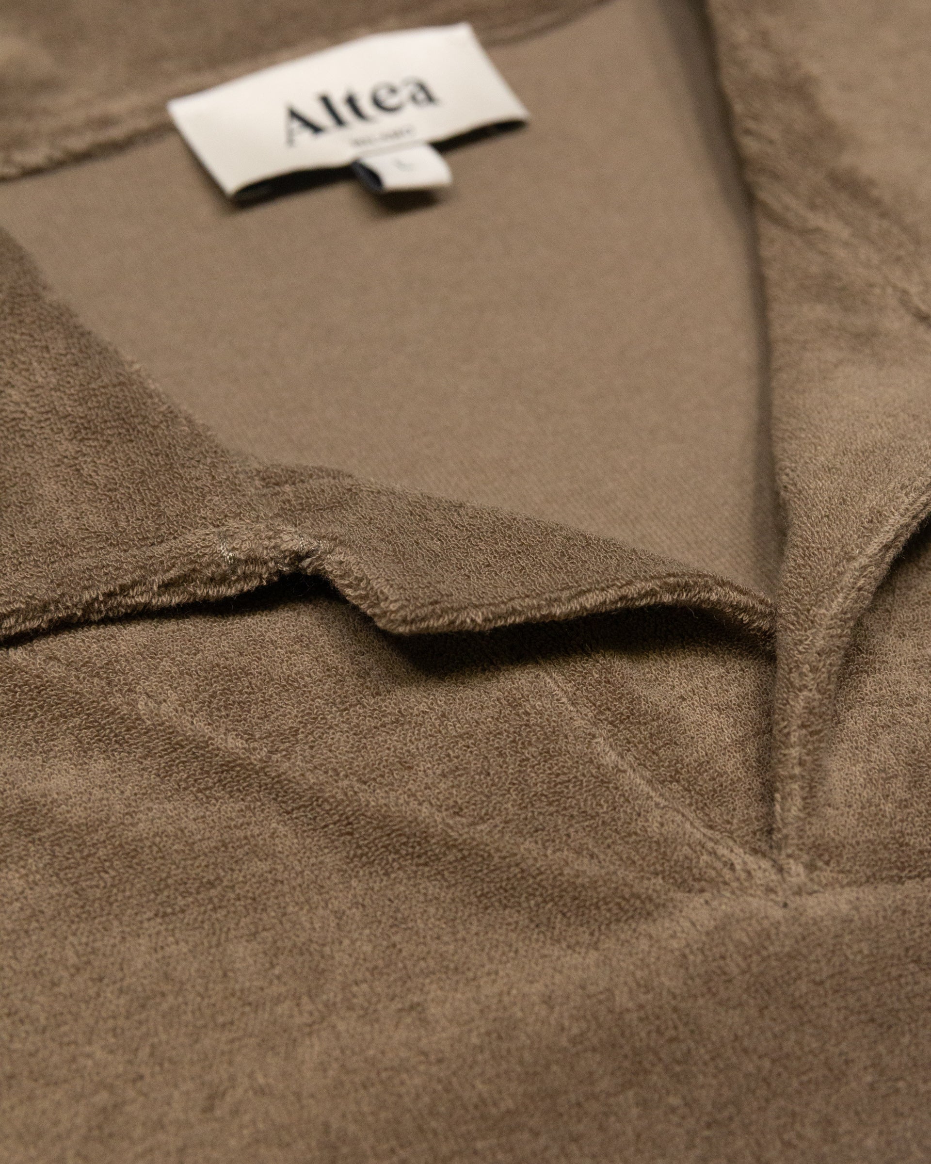 Altea Alicudi polo spugna cotone army