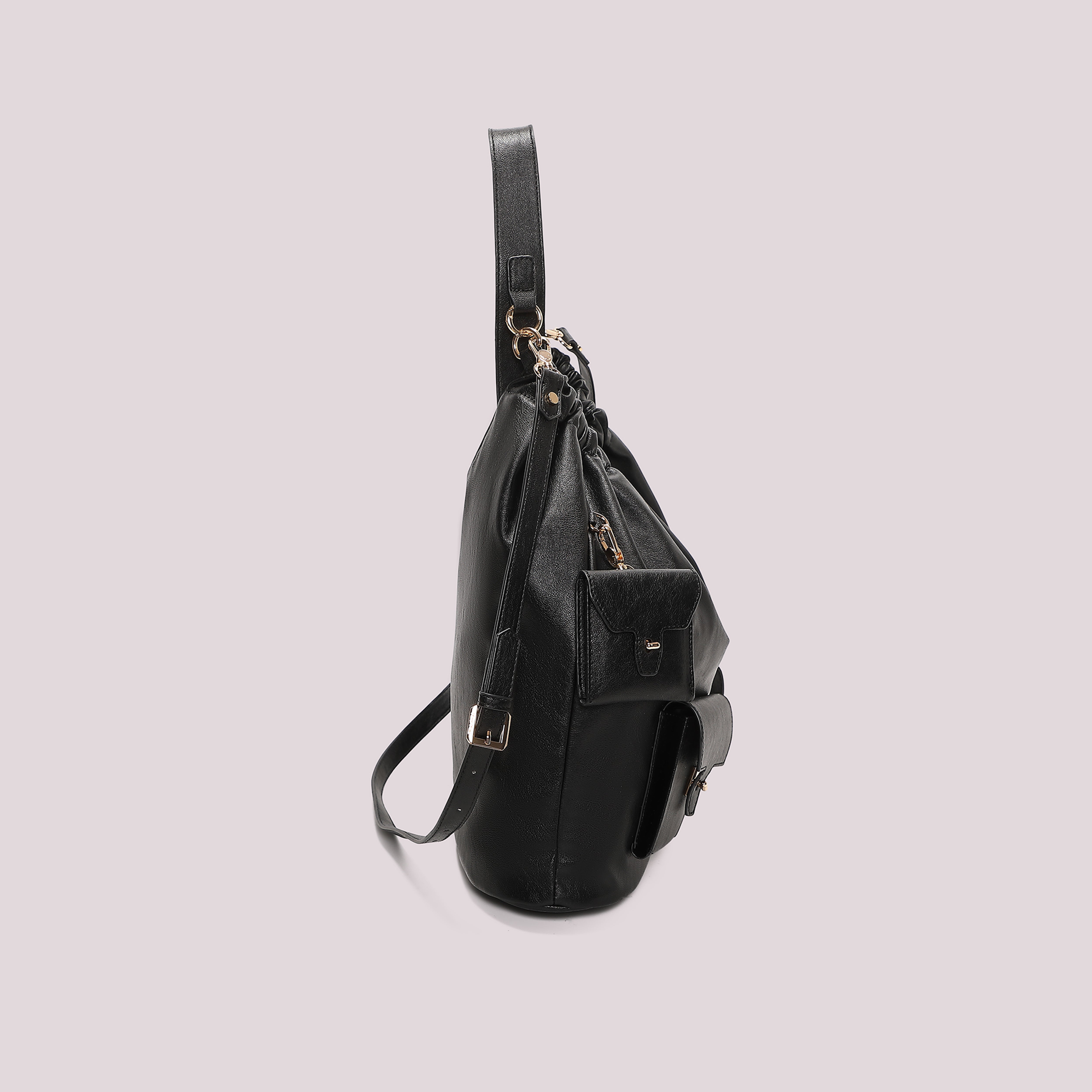 Mimi Mua borsa a spalla con tasche nero