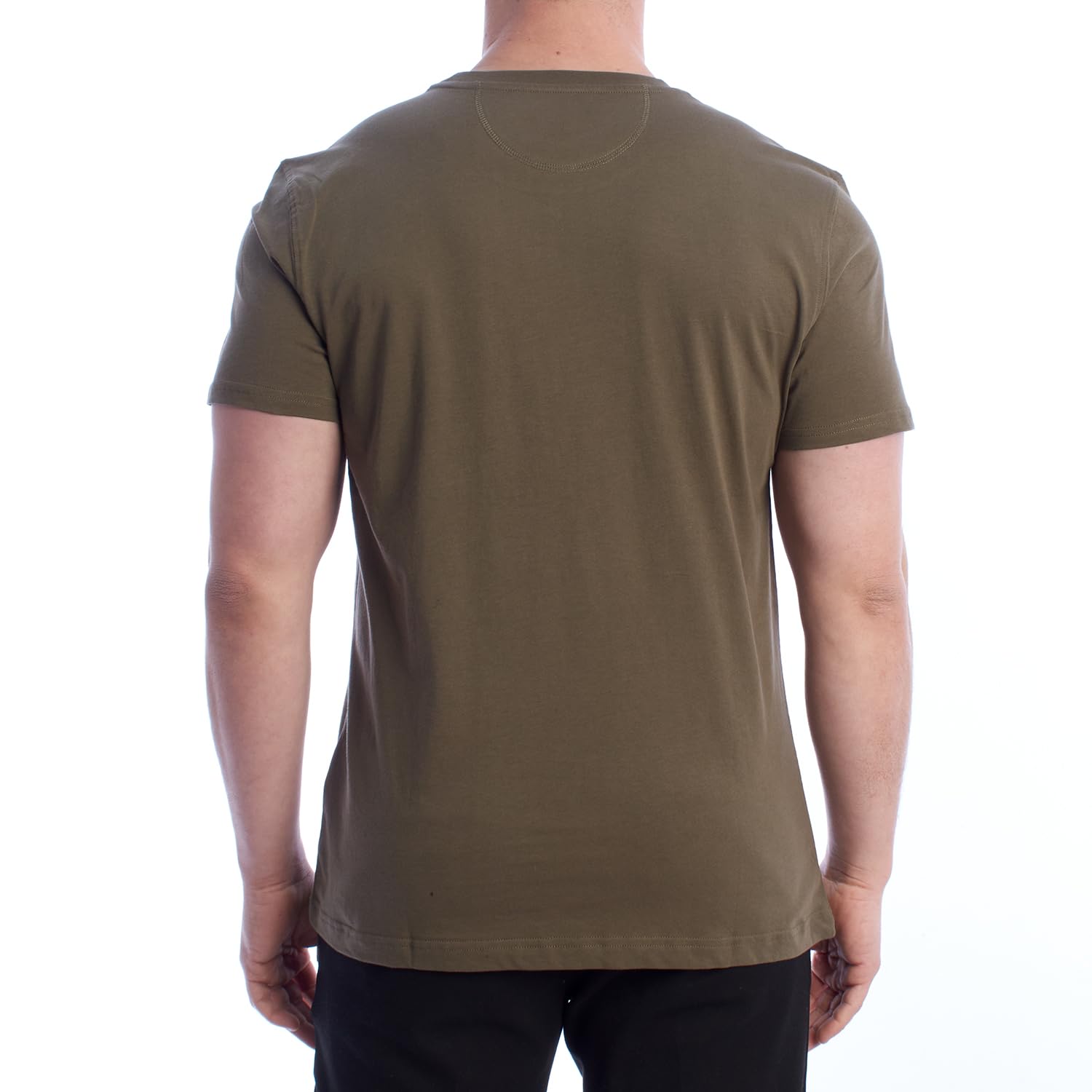 La Martina YMR312-JS206 T-shirt uomo cotone verde oliva L