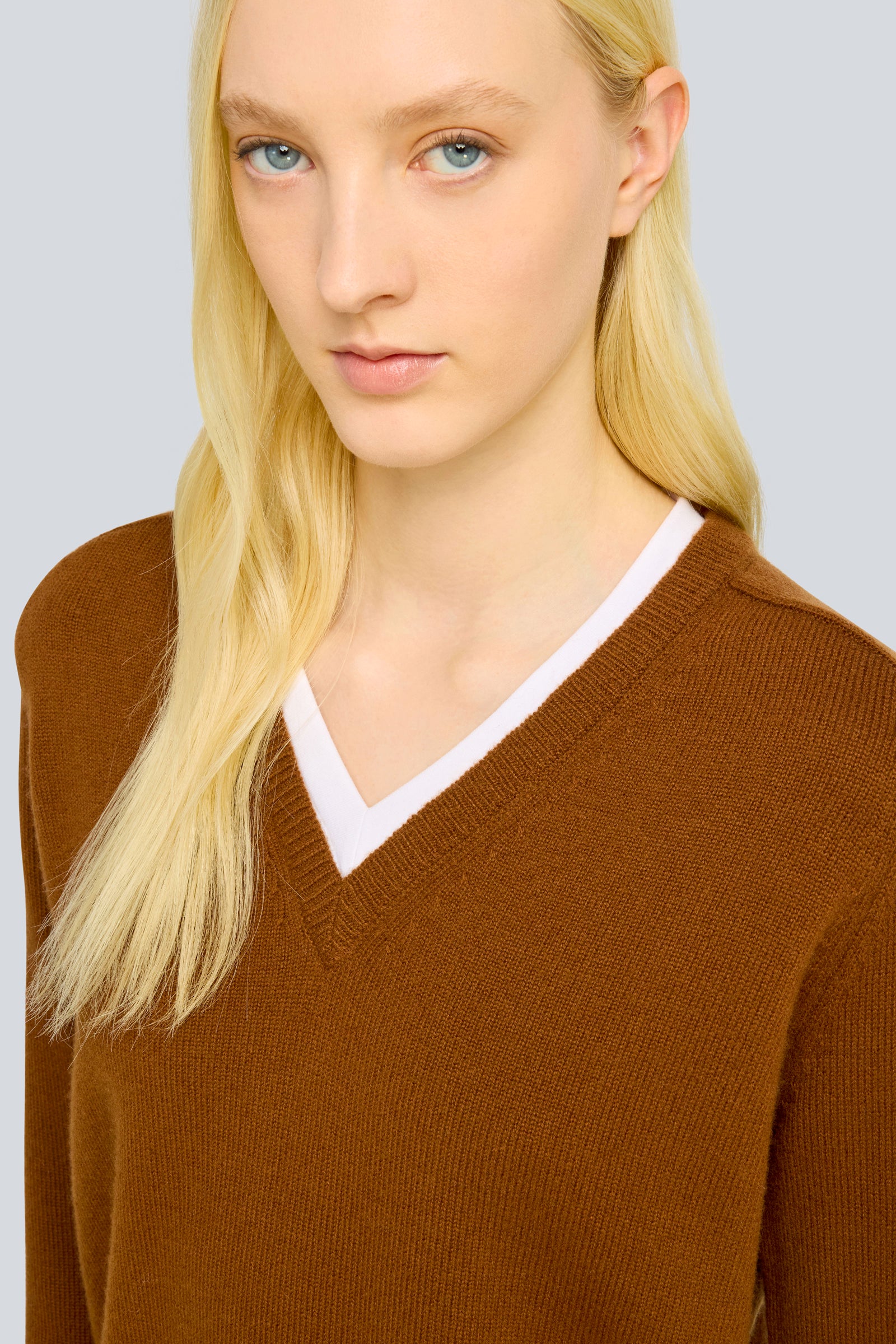 Semicouture Rose maglia canyon scollo a V