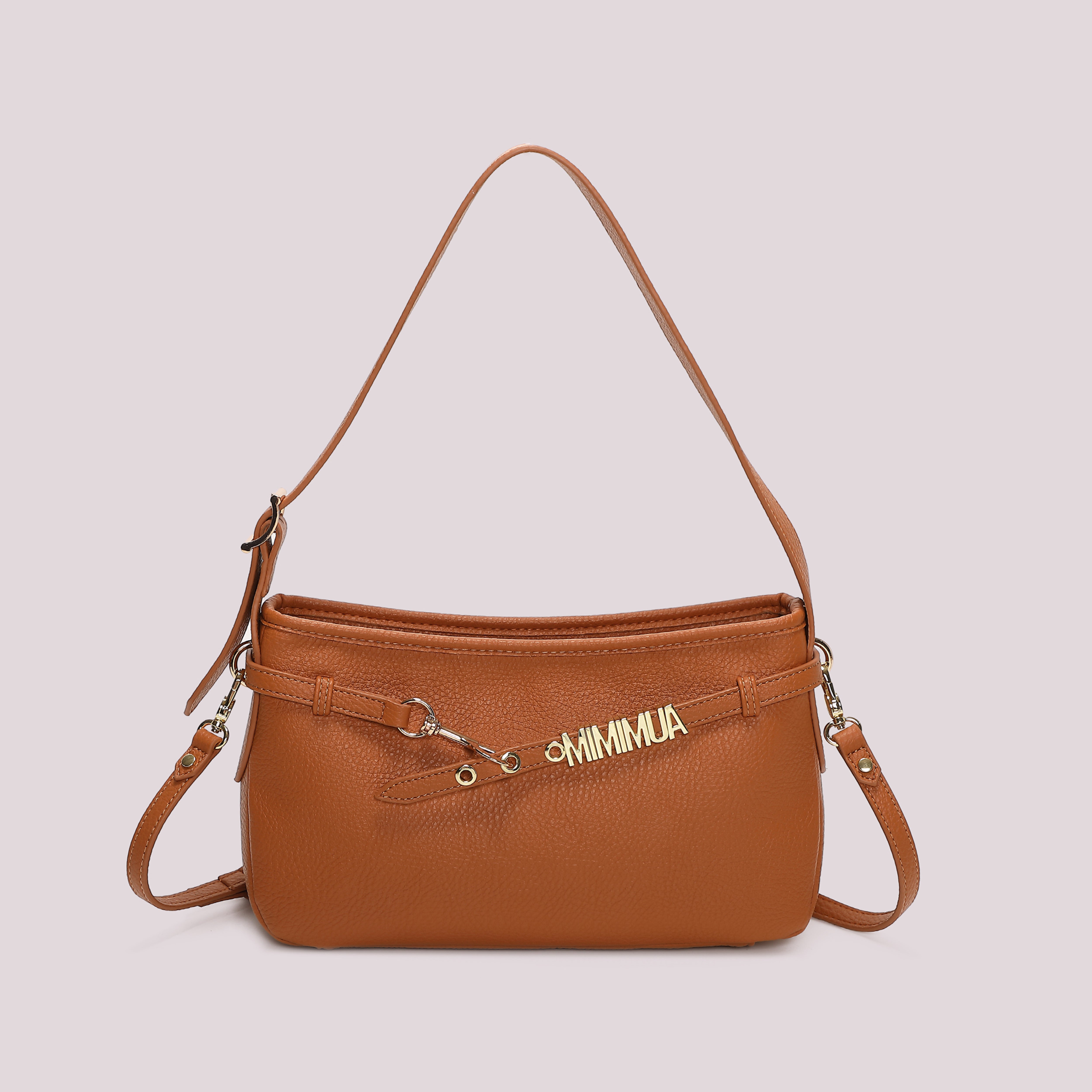 Mimi Mua Borsa Spalla Media Lettere Nero