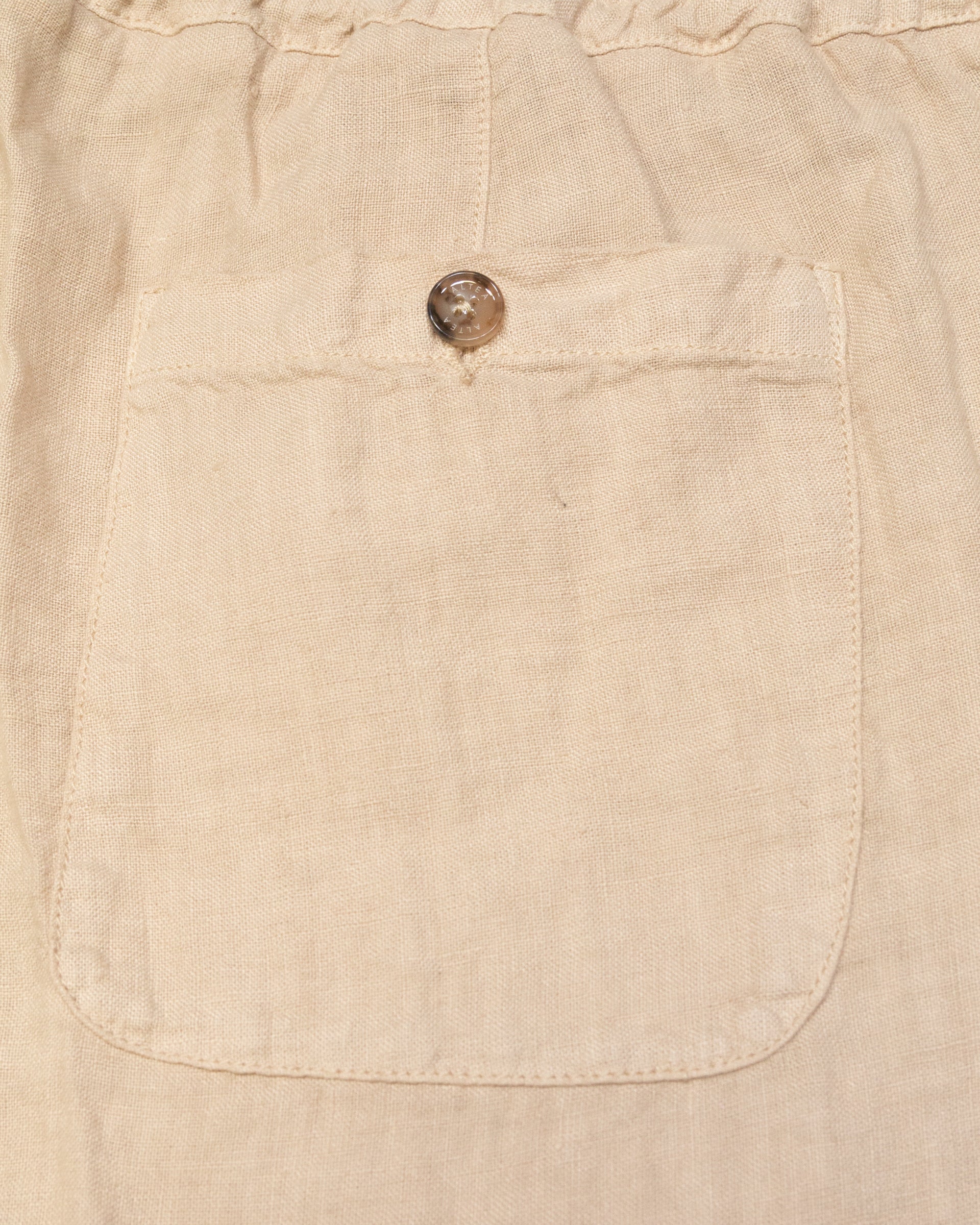 Altea Samuel bermuda lino beige con coulisse