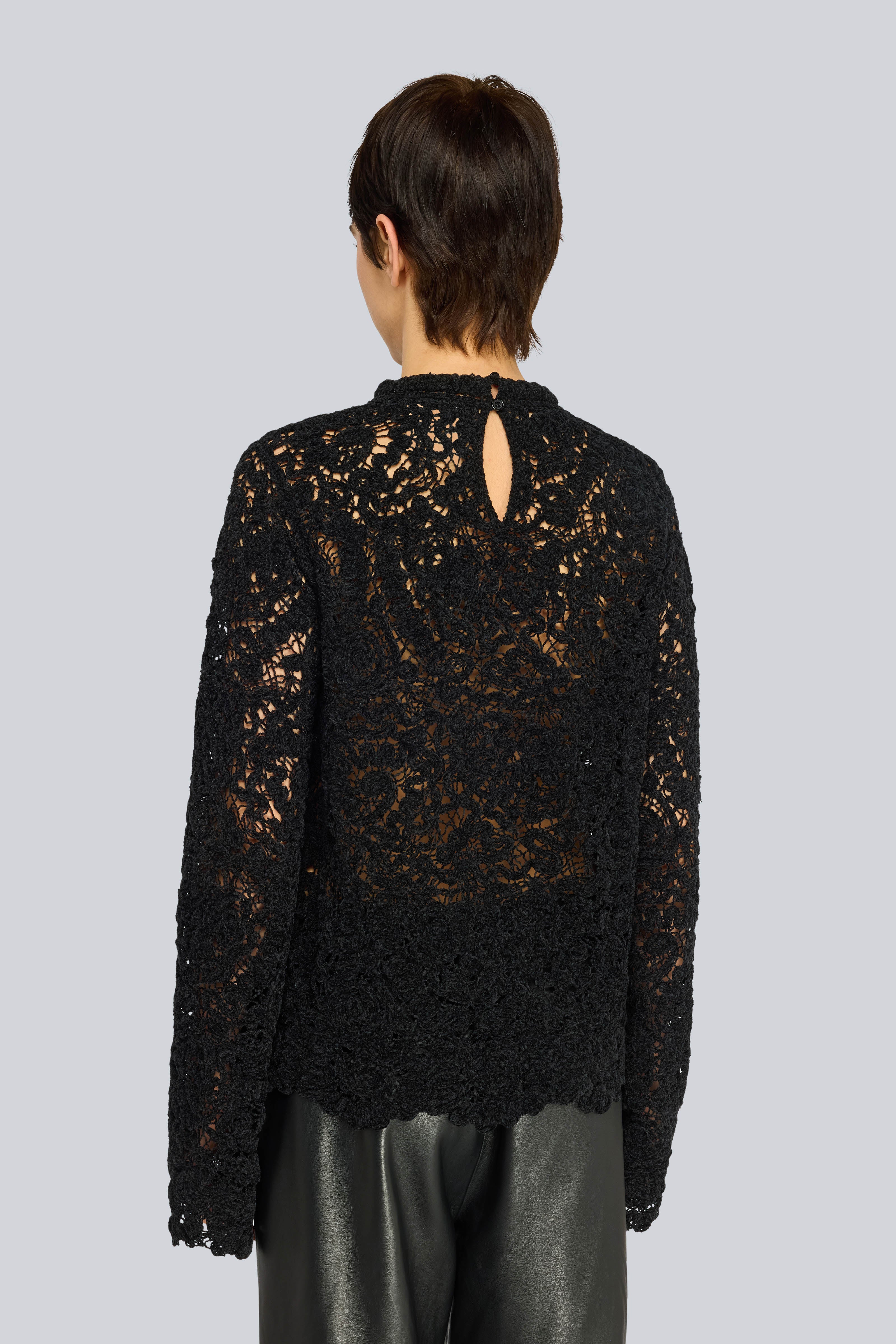 Semicouture Geneva maglia nera cornely