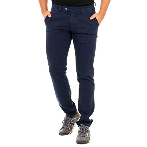 La Martina KMTA01 Pantalone Uomo Marino 52 Dritto