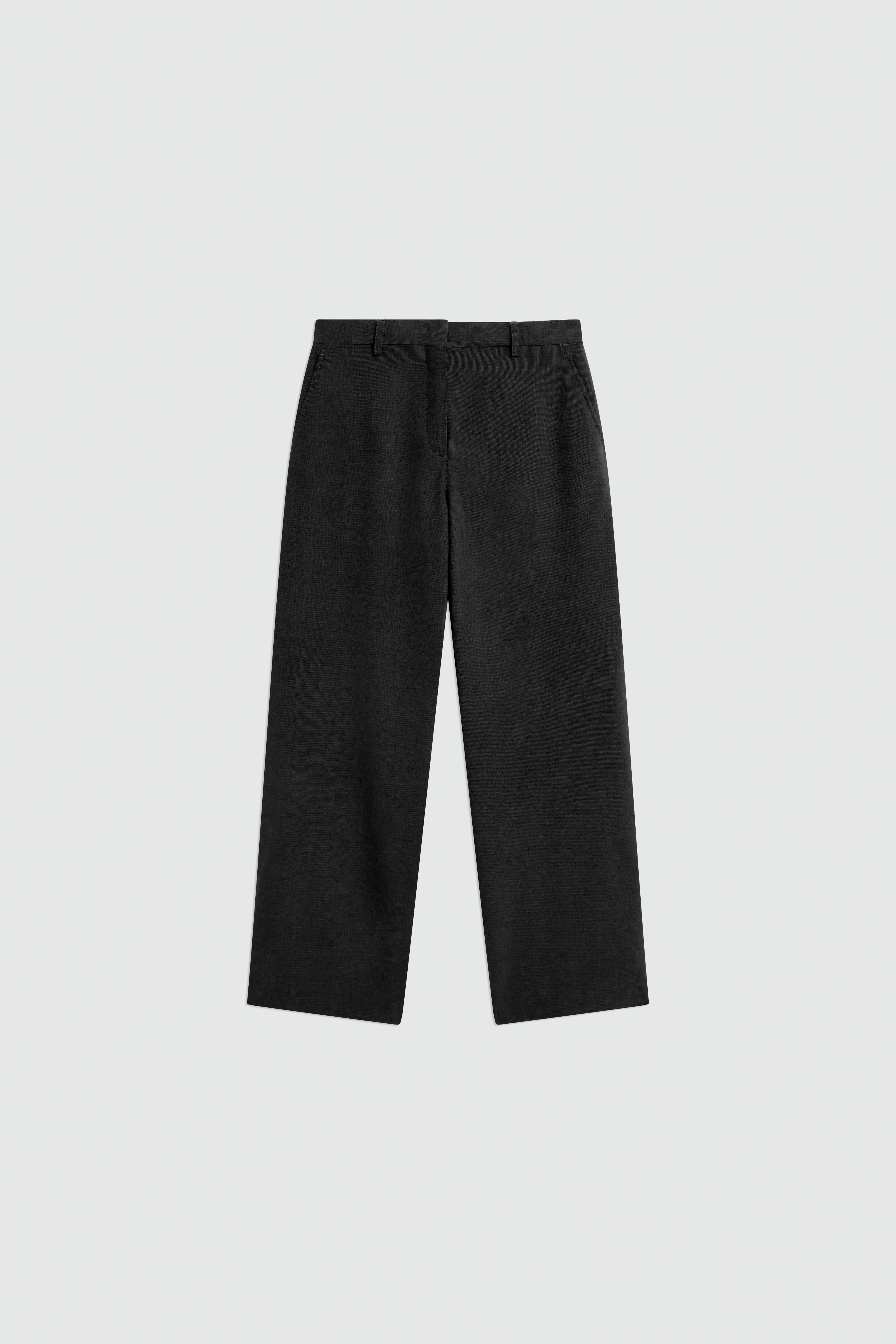 Semicouture Muriel pantalone avio fresco lana
