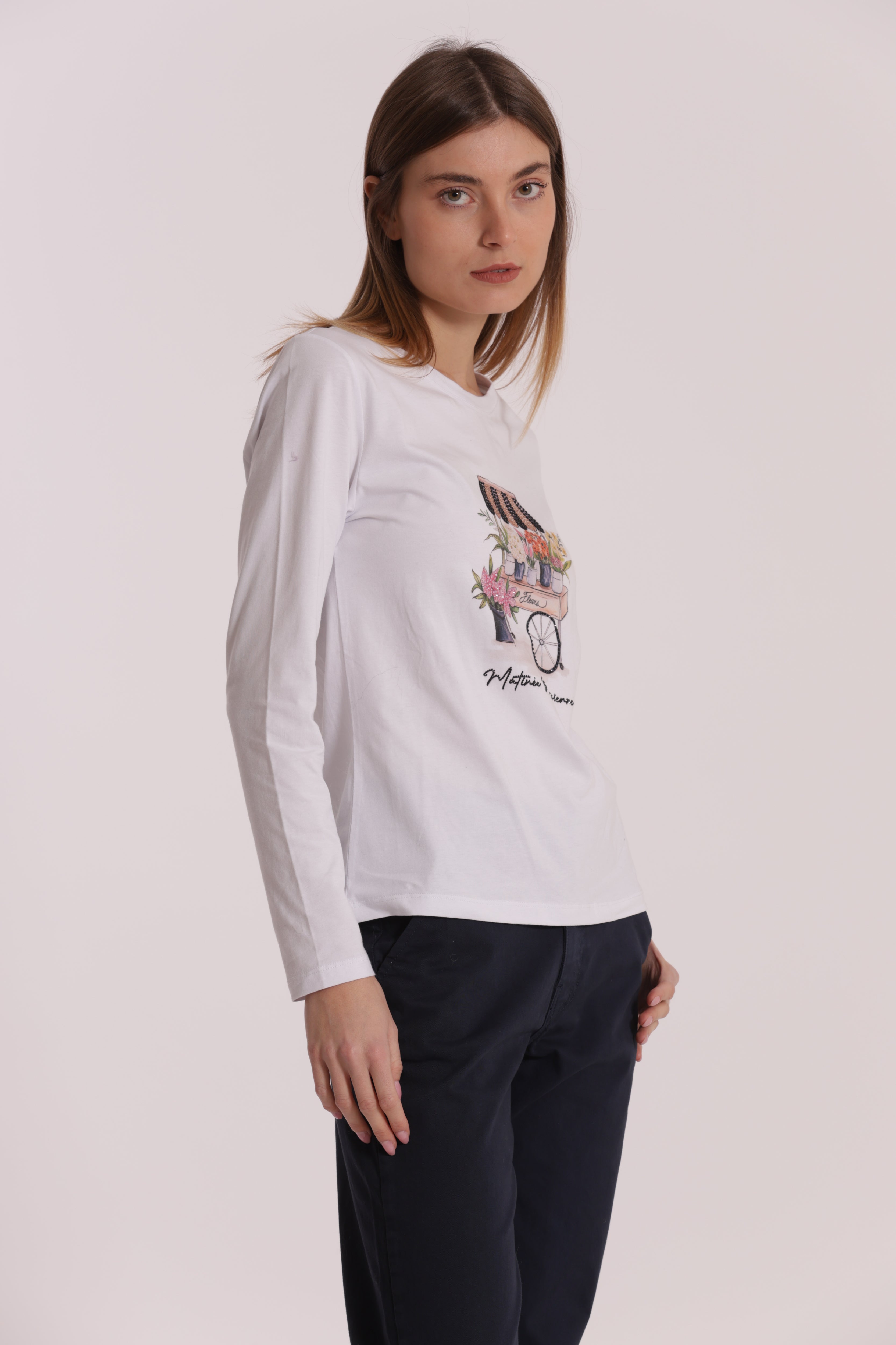 Mimi Mua T-Shirt Matinee Parisienne t-shirt cotone