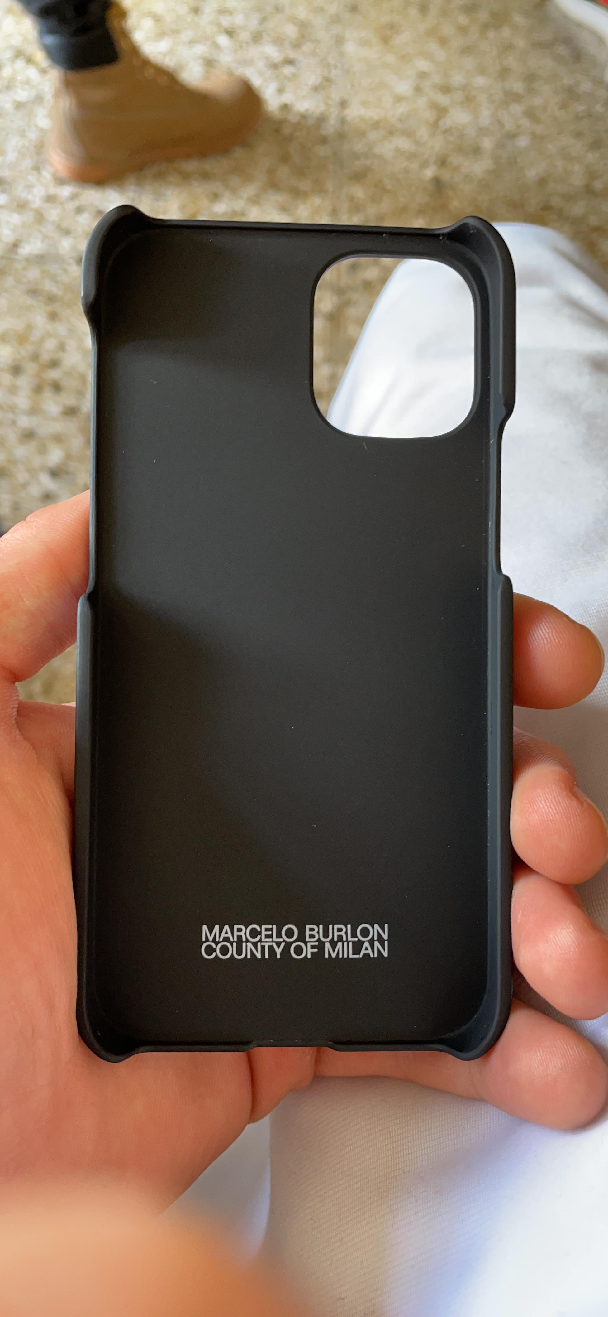 Marcelo Burlon County of Milan iPhone 12 mini cover rigida antiurto