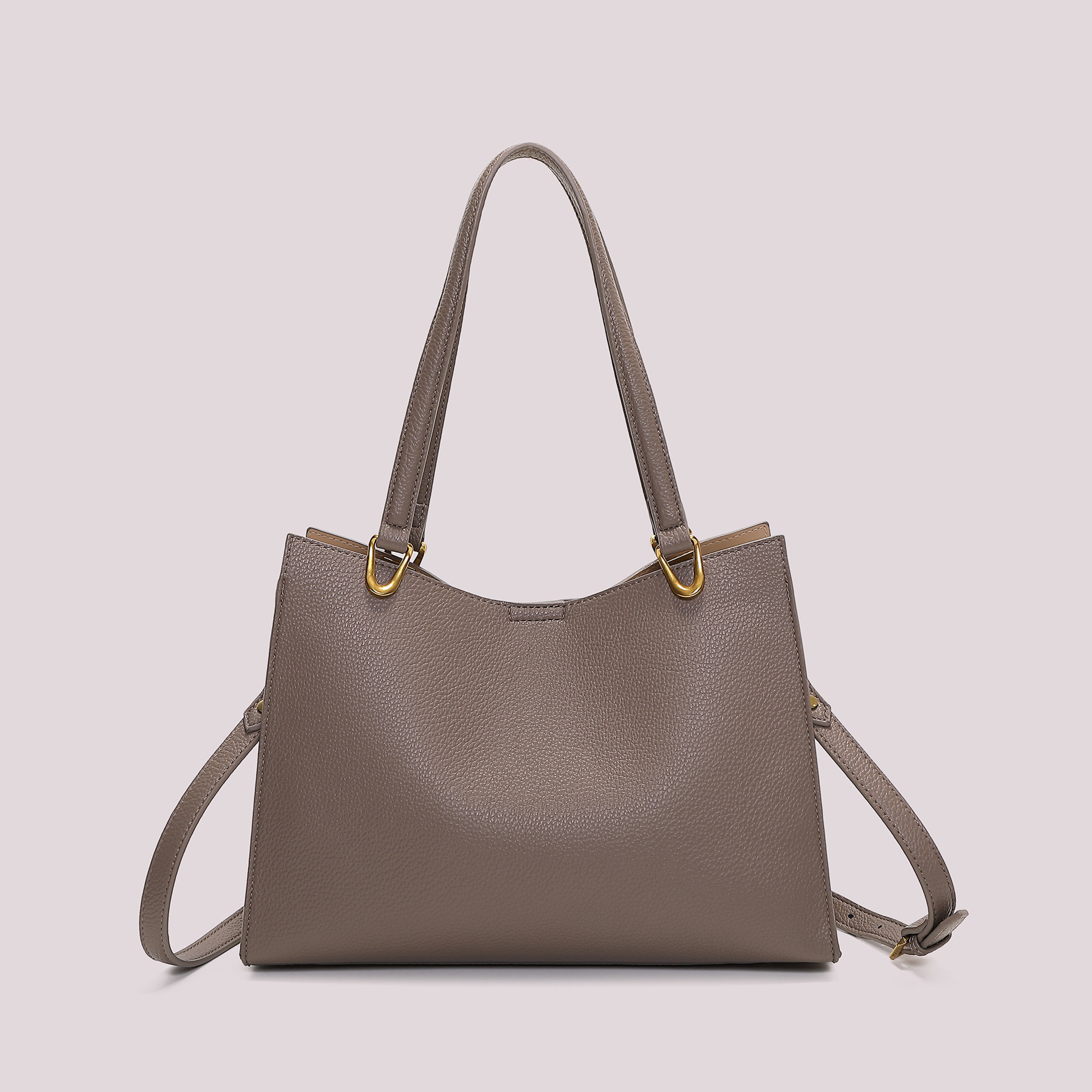 Mimi Mua Borsa Shopping shopper nero satinato