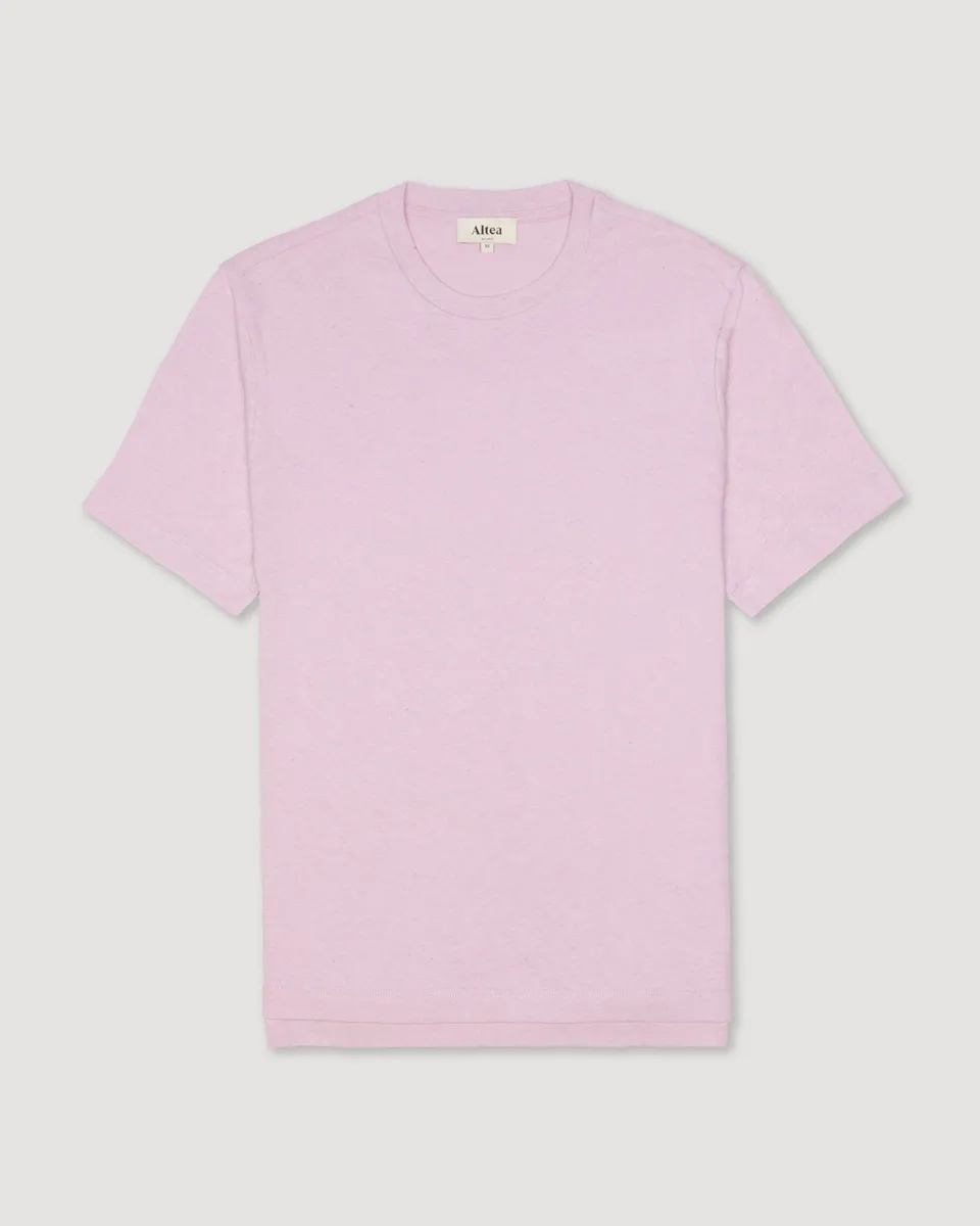 Altea Lewis t-shirt jersey lino viola glicine