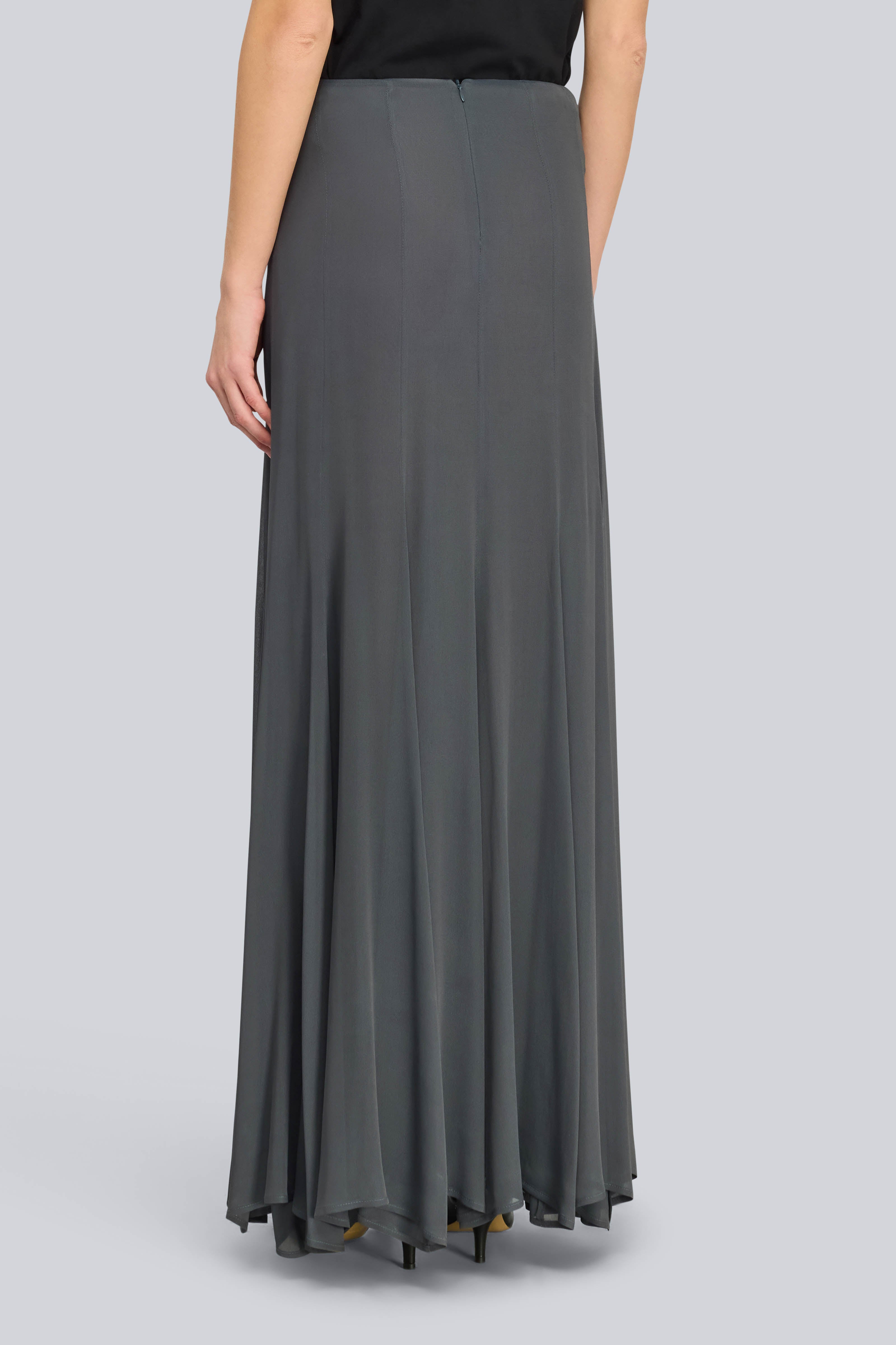 Semicouture Rachelle gonna peltro georgette