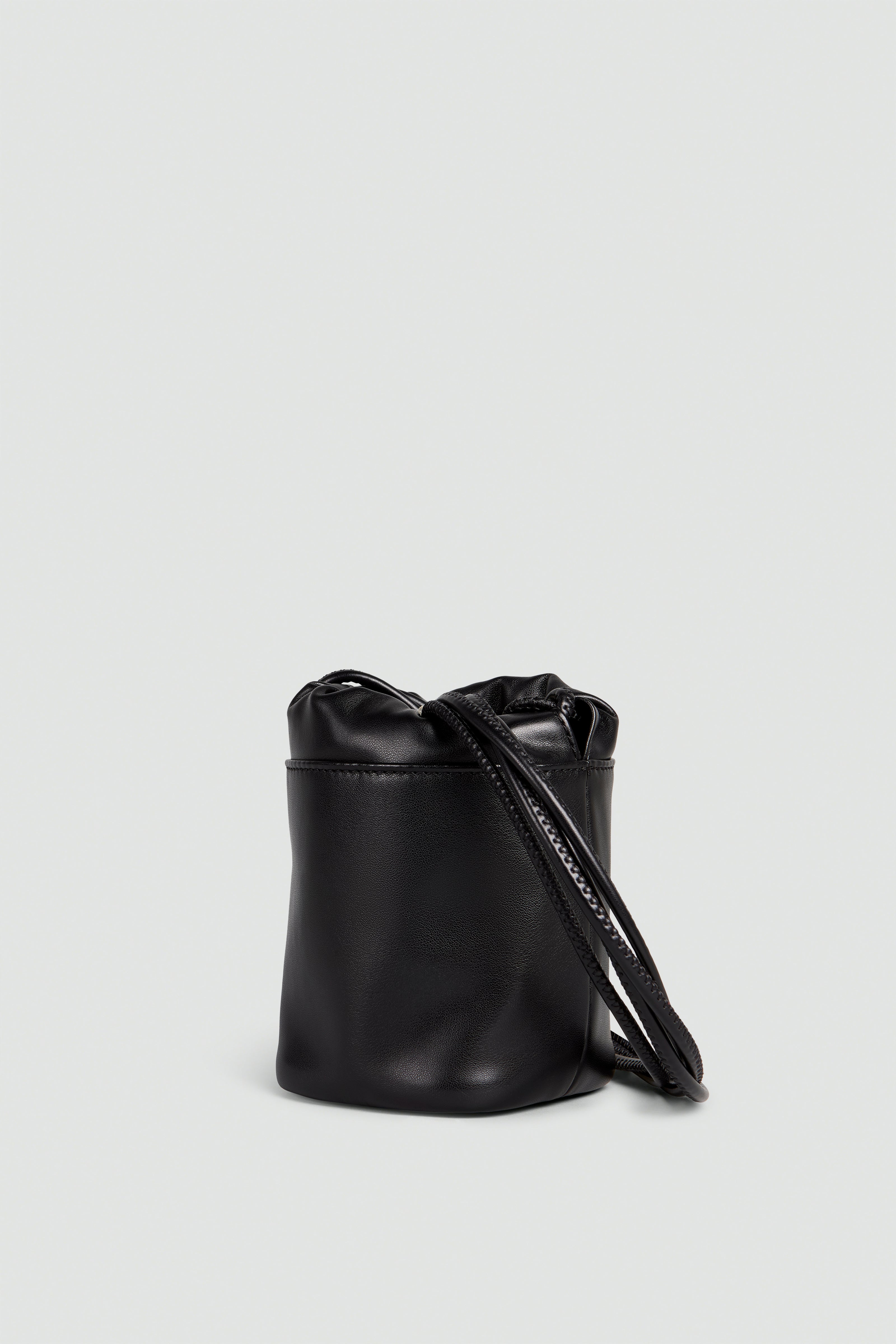 Semicouture Serena CNTX27 mini secchiello nero tracolla