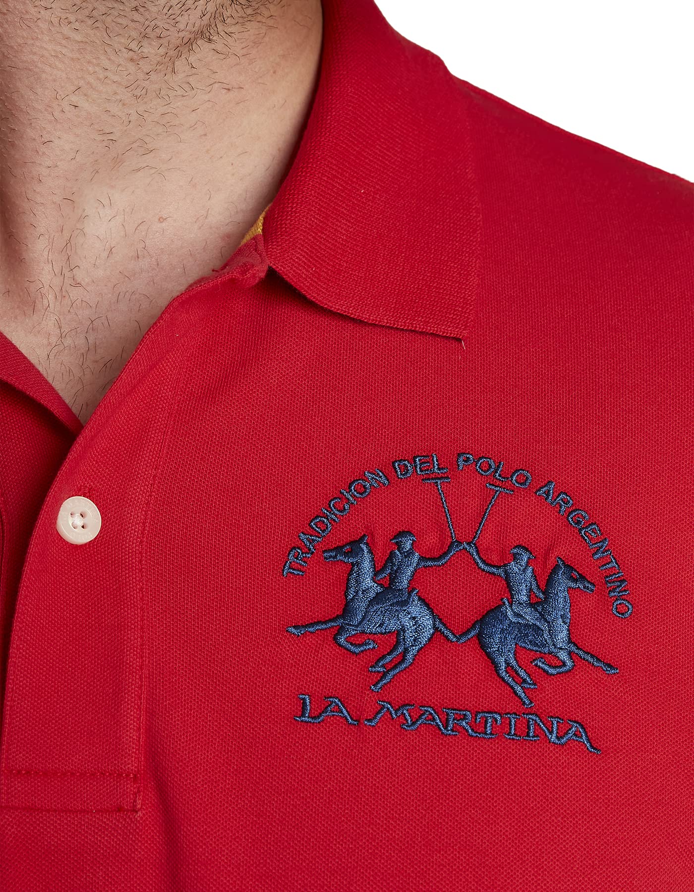 La Martina CCMP01 polo uomo cotone regular fit 4XL