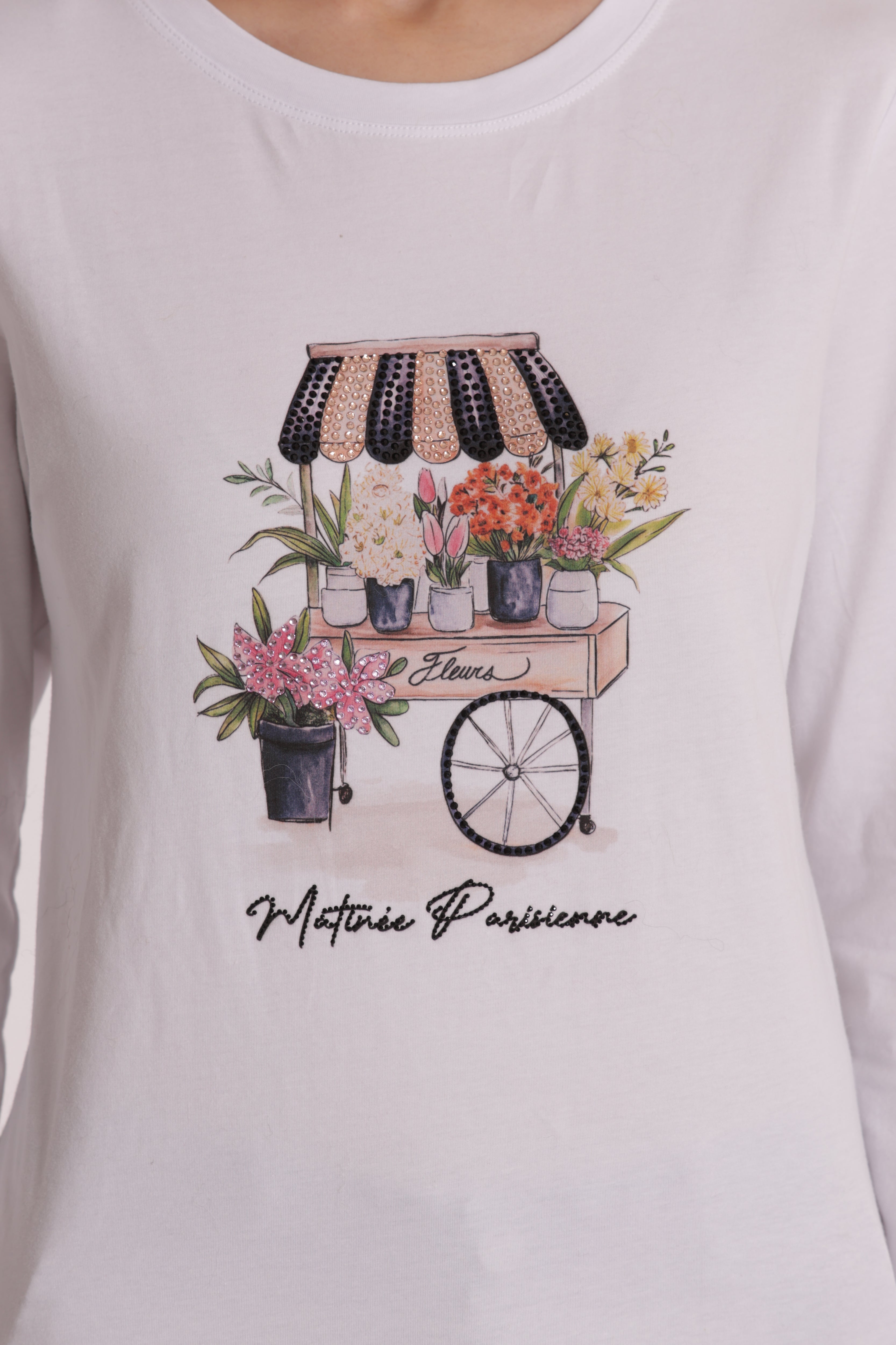 Mimi Mua T-Shirt Matinee Parisienne t-shirt cotone