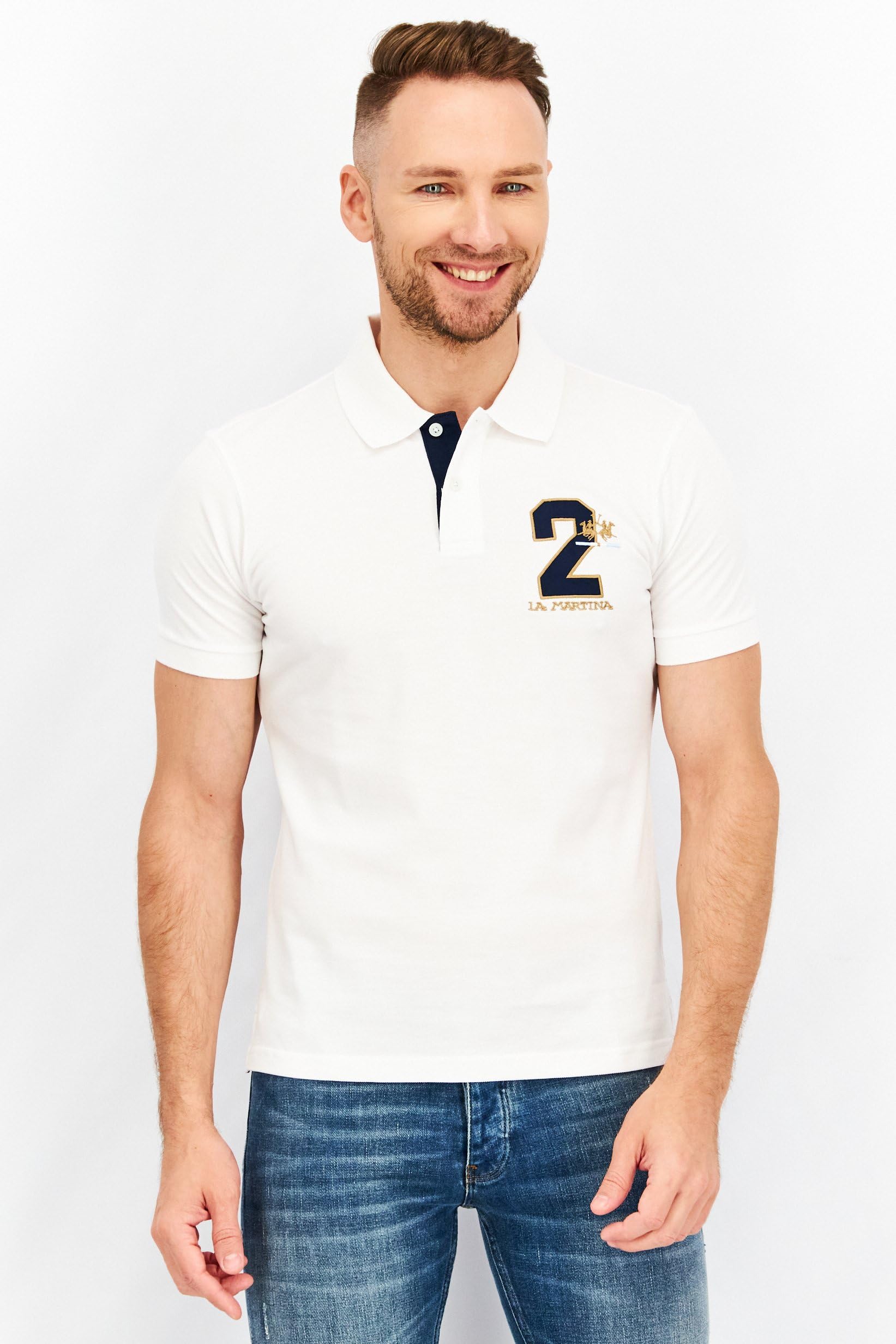 La Martina XMP610 PK031 Polo uomo cotone