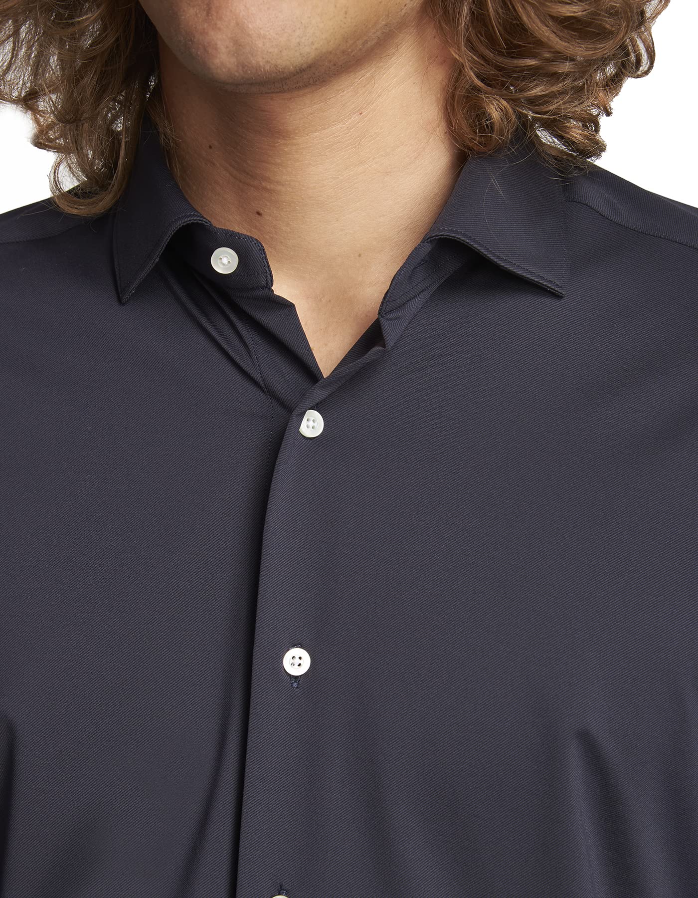 La Martina camicia uomo cotone blu taglia 43