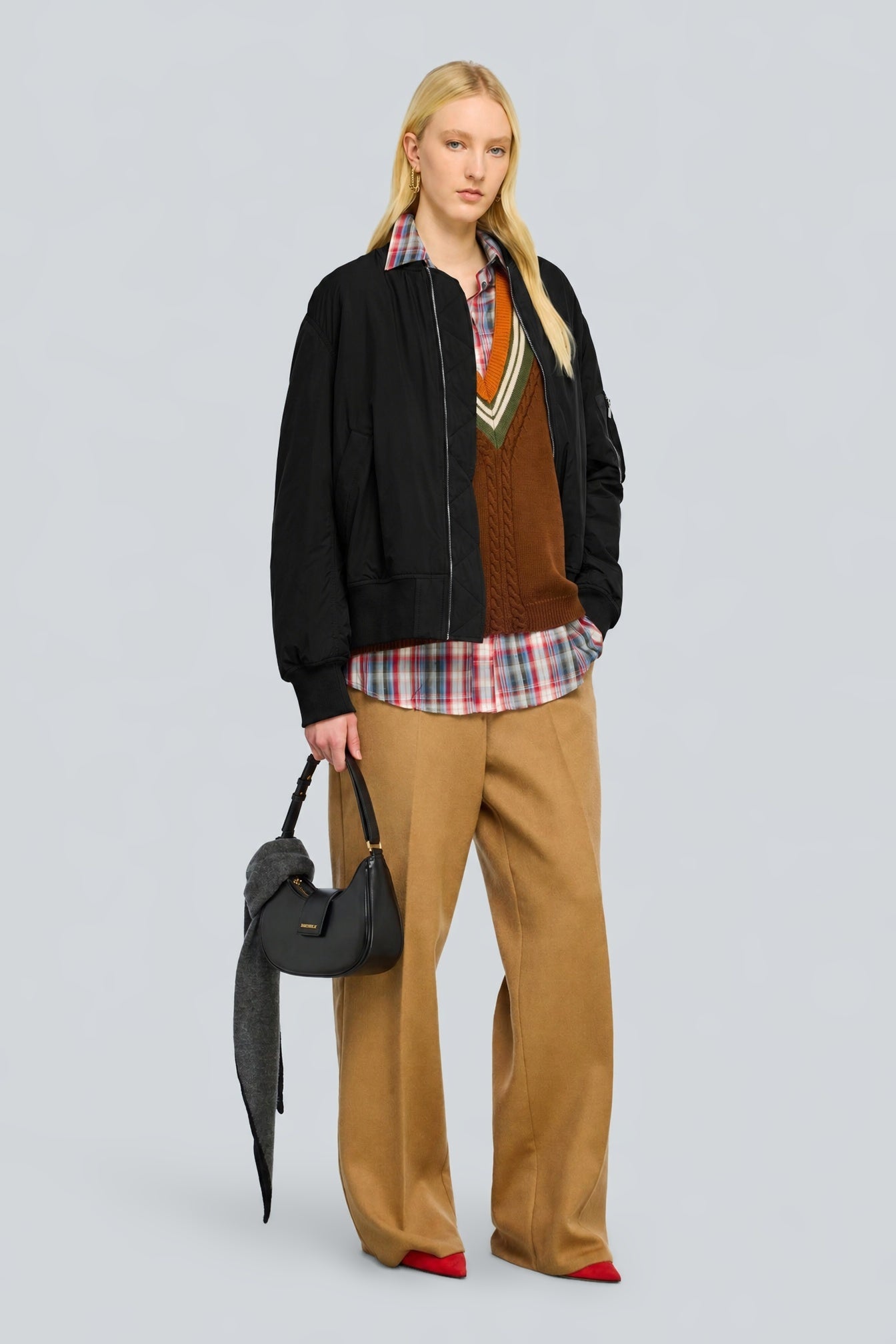 Semicouture Ada Y6WW03 bomber imbottito over zip