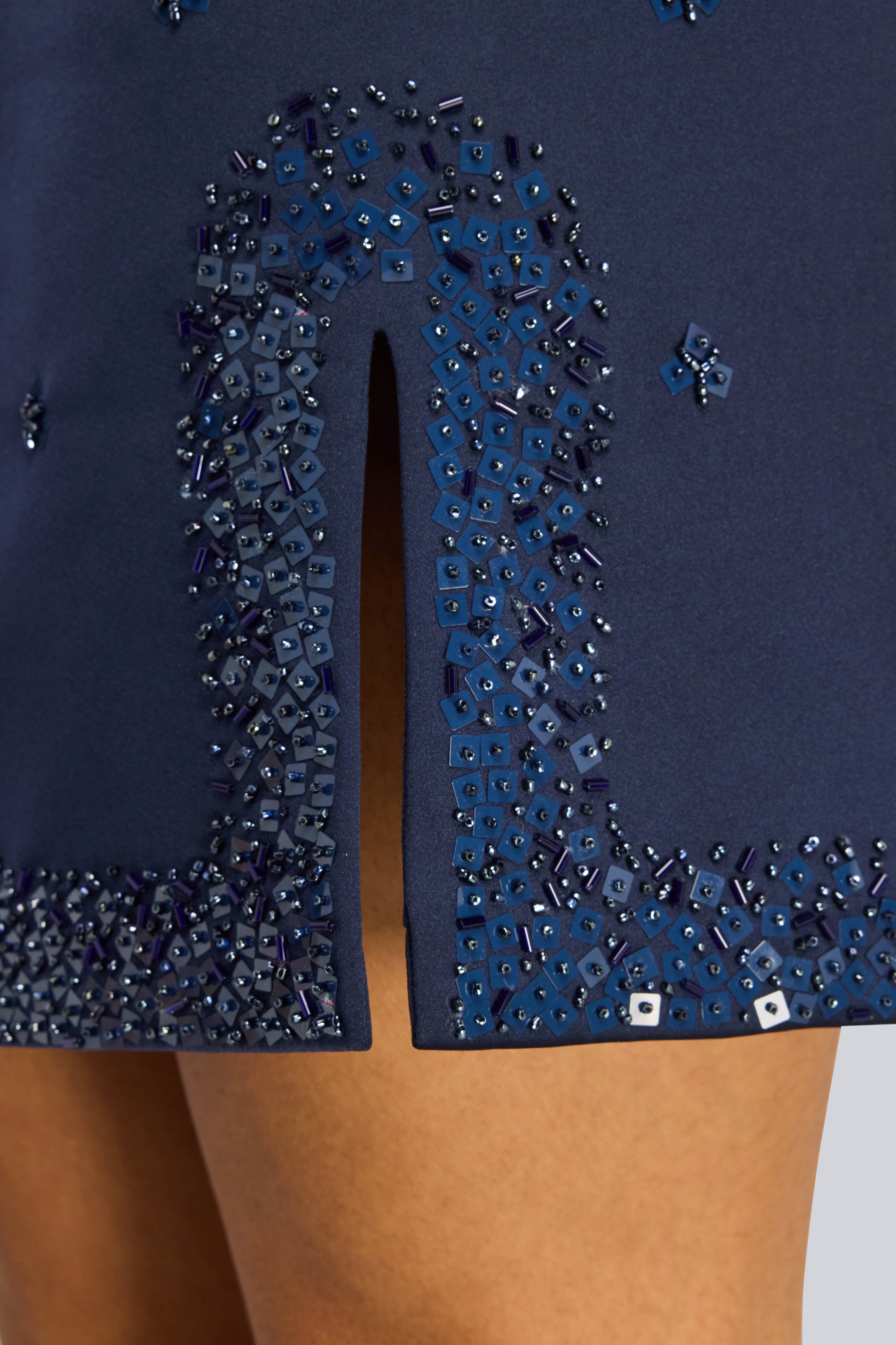 Semicouture Kailee gonna blu duchesse