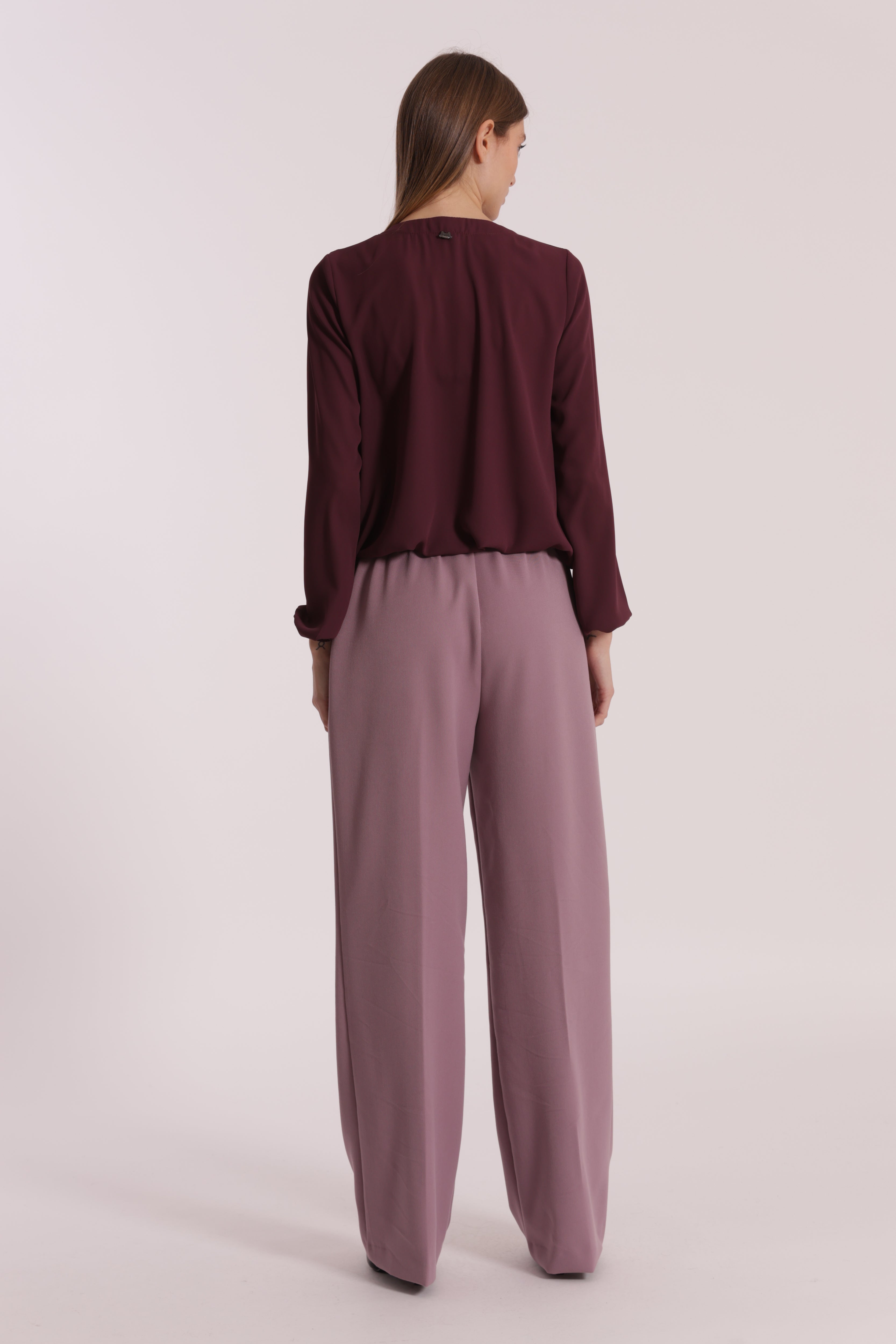 Mimi Mua Jogger Palazzo Pantaloni Nero